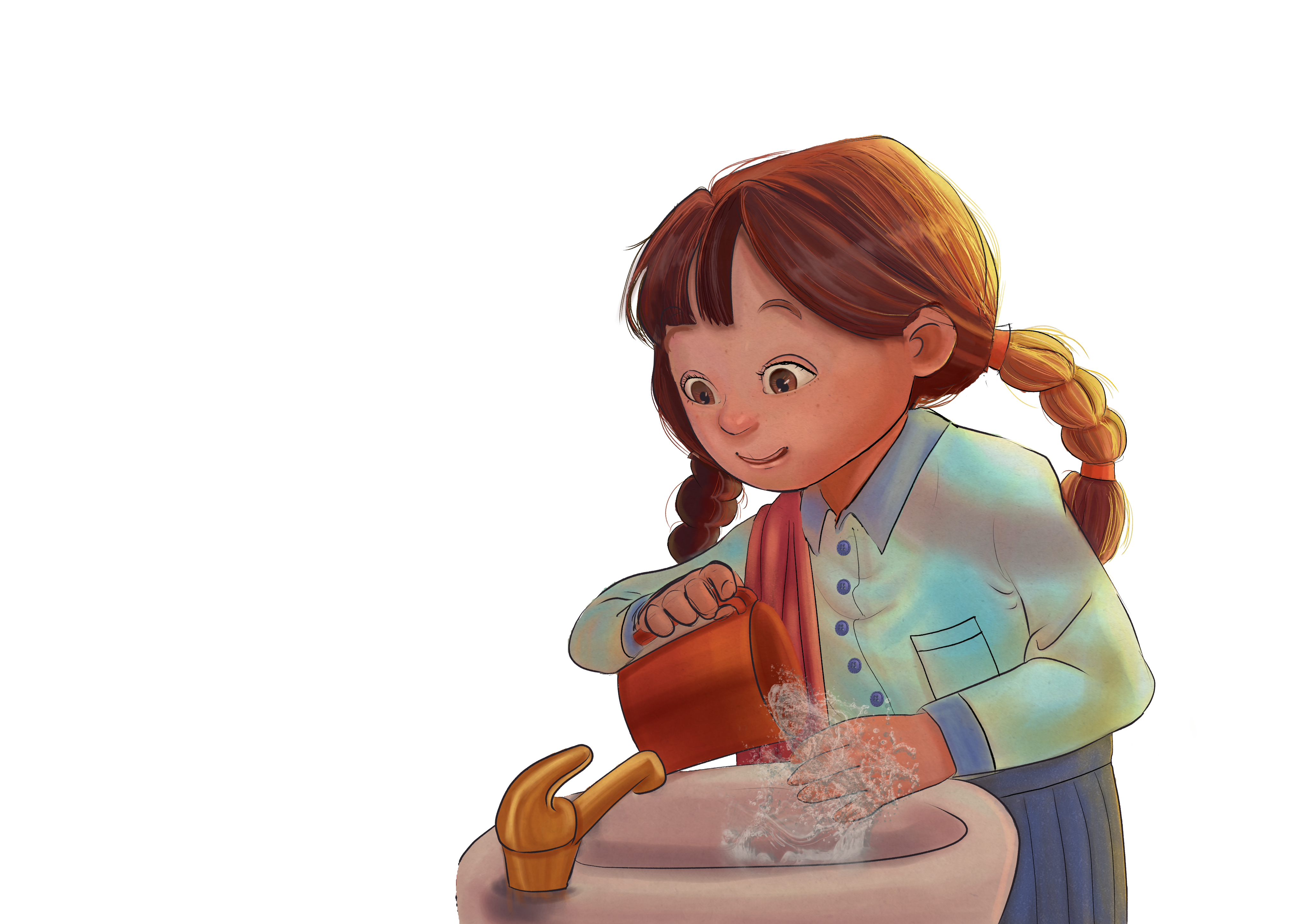 ילדה נוטלת רקע שקוף 2.png