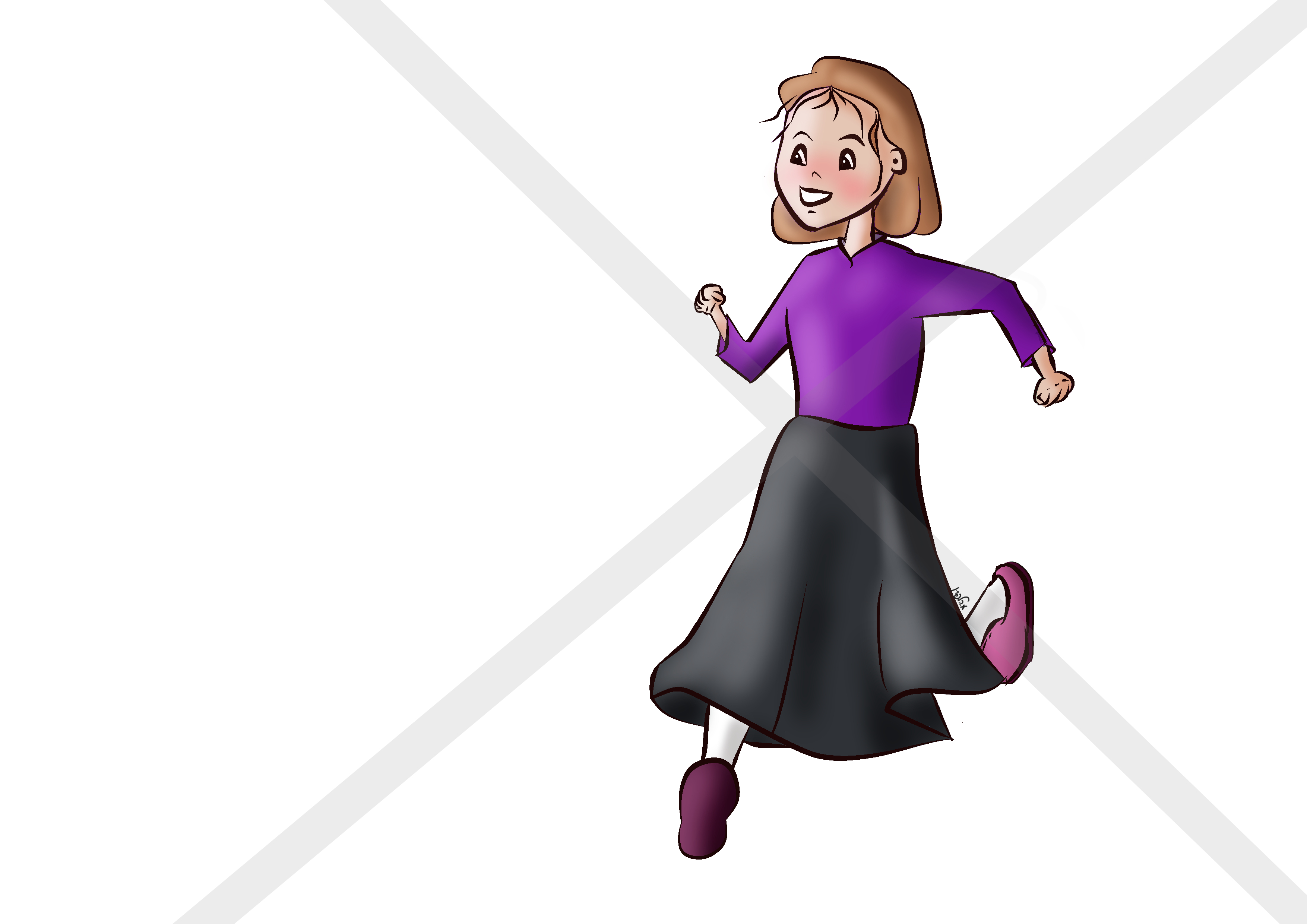 ילדה - עבודה לדוגמא