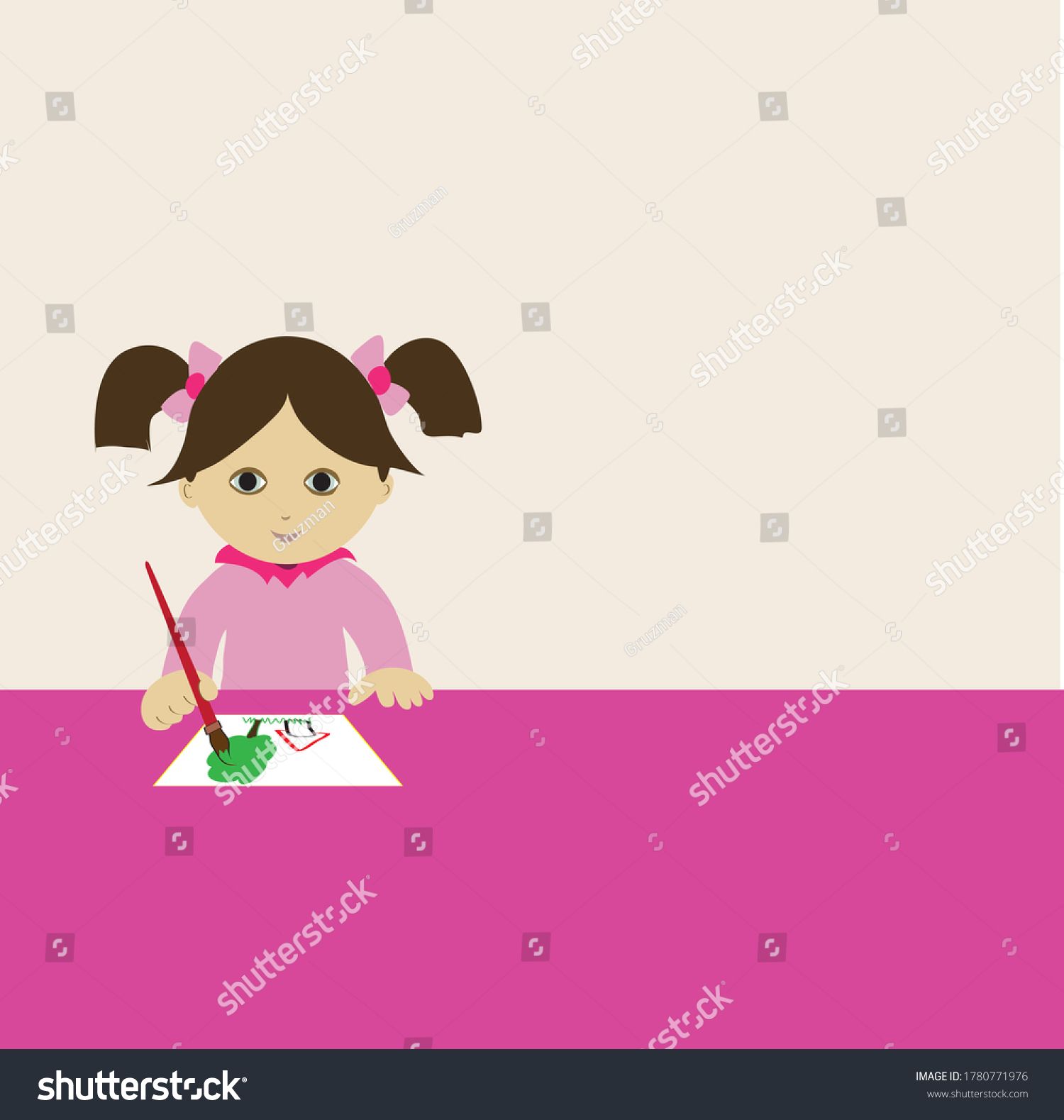 ילדה צנועה חרדית דתיה שרוול ארוך מציירת קישוט גן להורדה לקניה בזול 1780771976.jpg