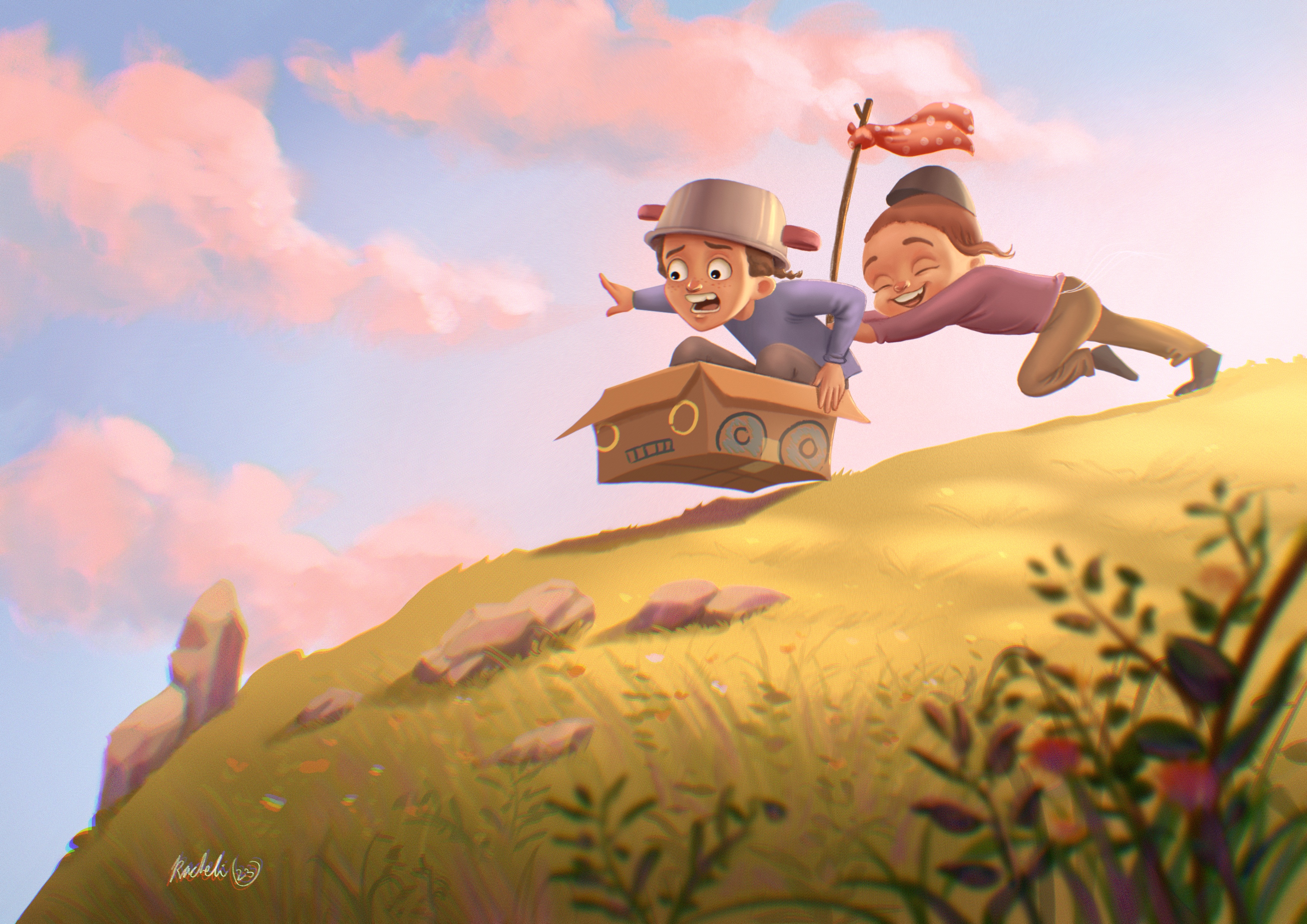 ילדים משחקים