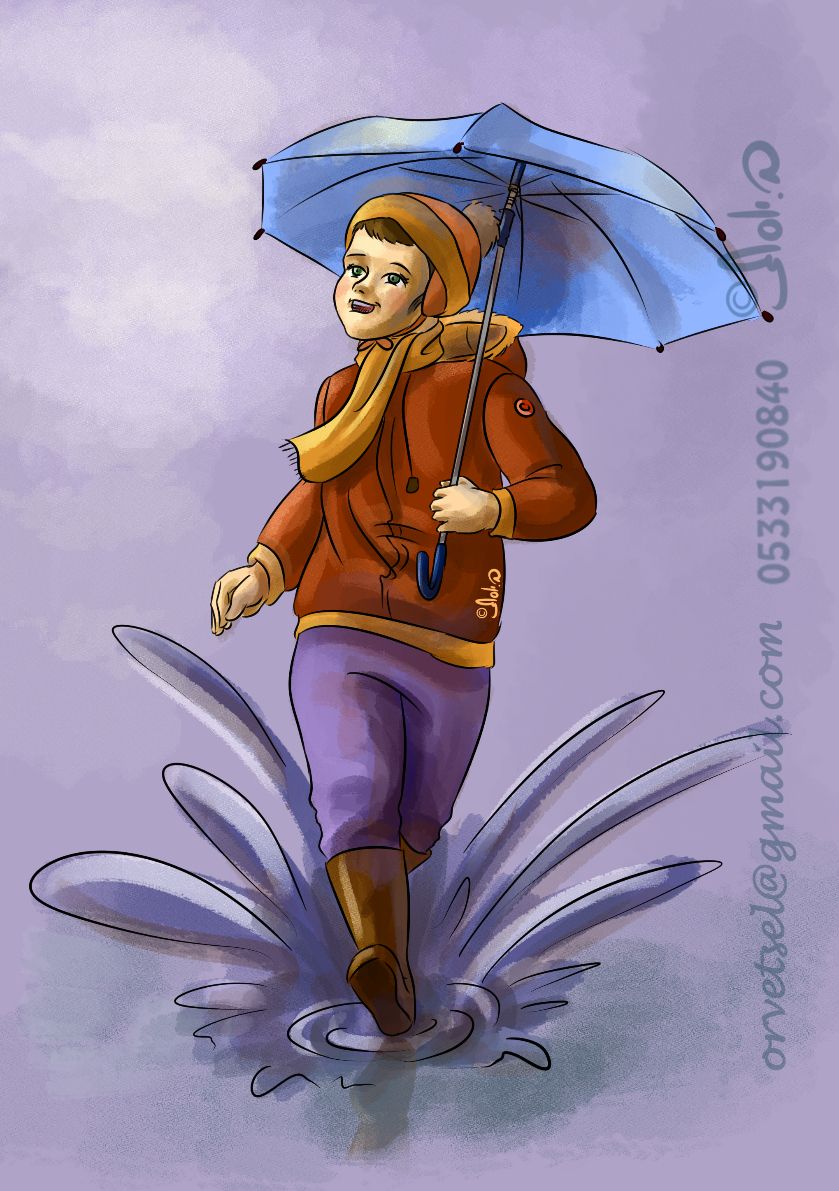 ילד ומטריה, כל הזכויות שמורות!