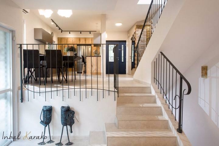 יצירת מדרגות פורצלן עם פרופיל פינה אבן קיסר - הקנט פטנט