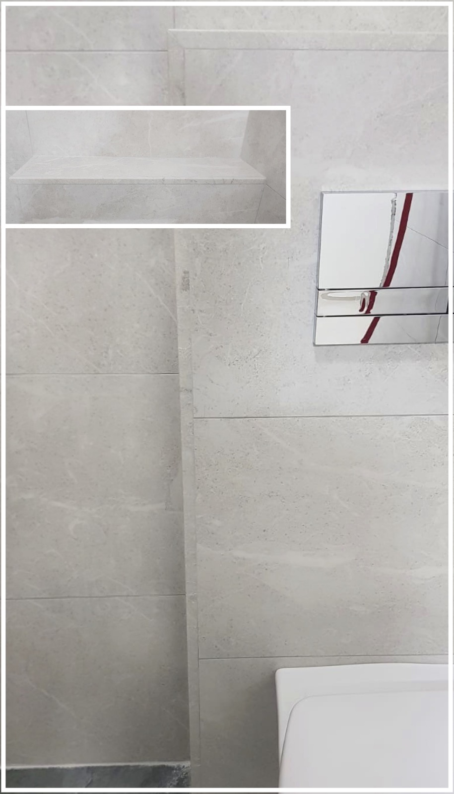 יצירת ניאגרות סמויות עם פרופיל פינה אבן קיסר - הקנט פטנט