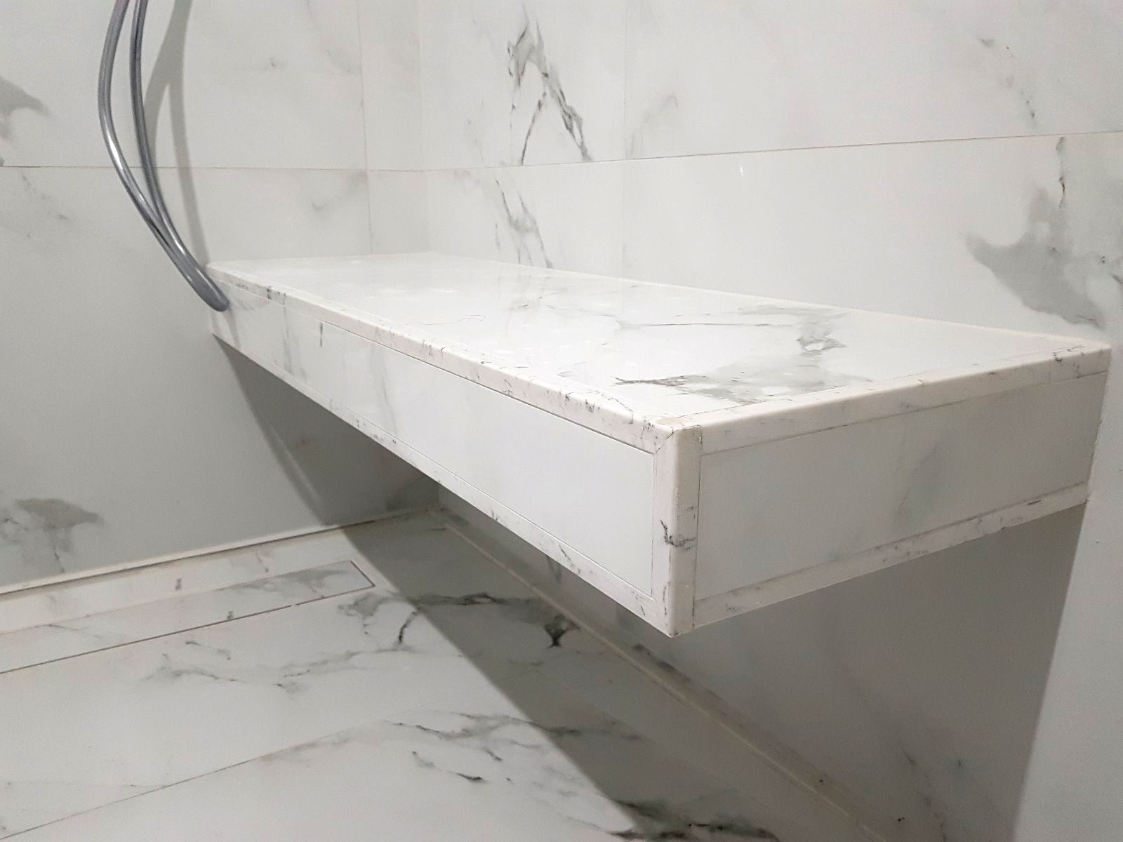 יצירת ספסלים עם פרופיל פינה אבן קיסר - הקנט פטנט