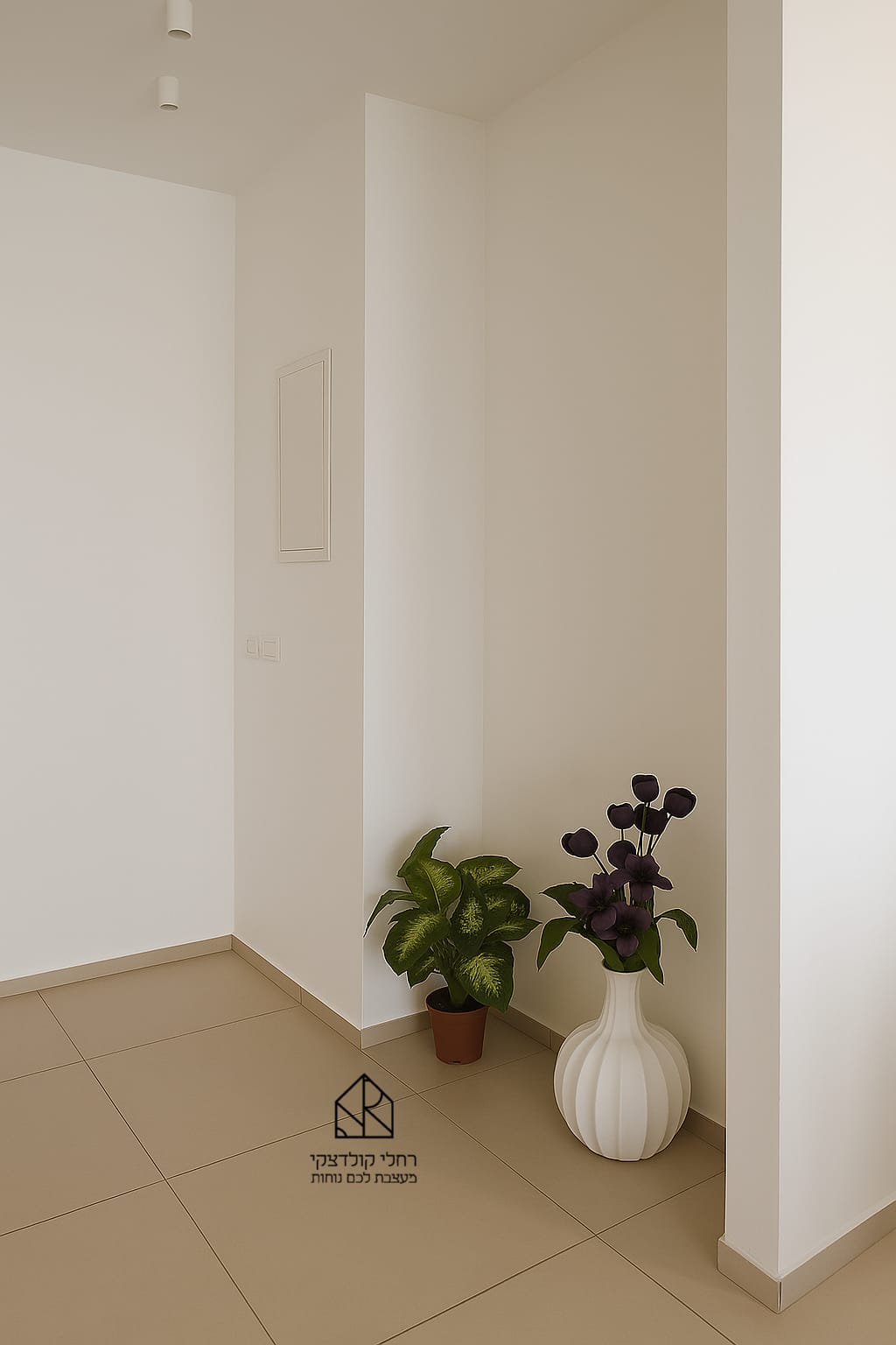 כניסה לבית לפני