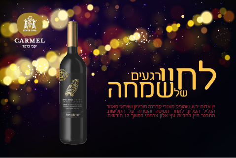 כרזה לבקבוק יין