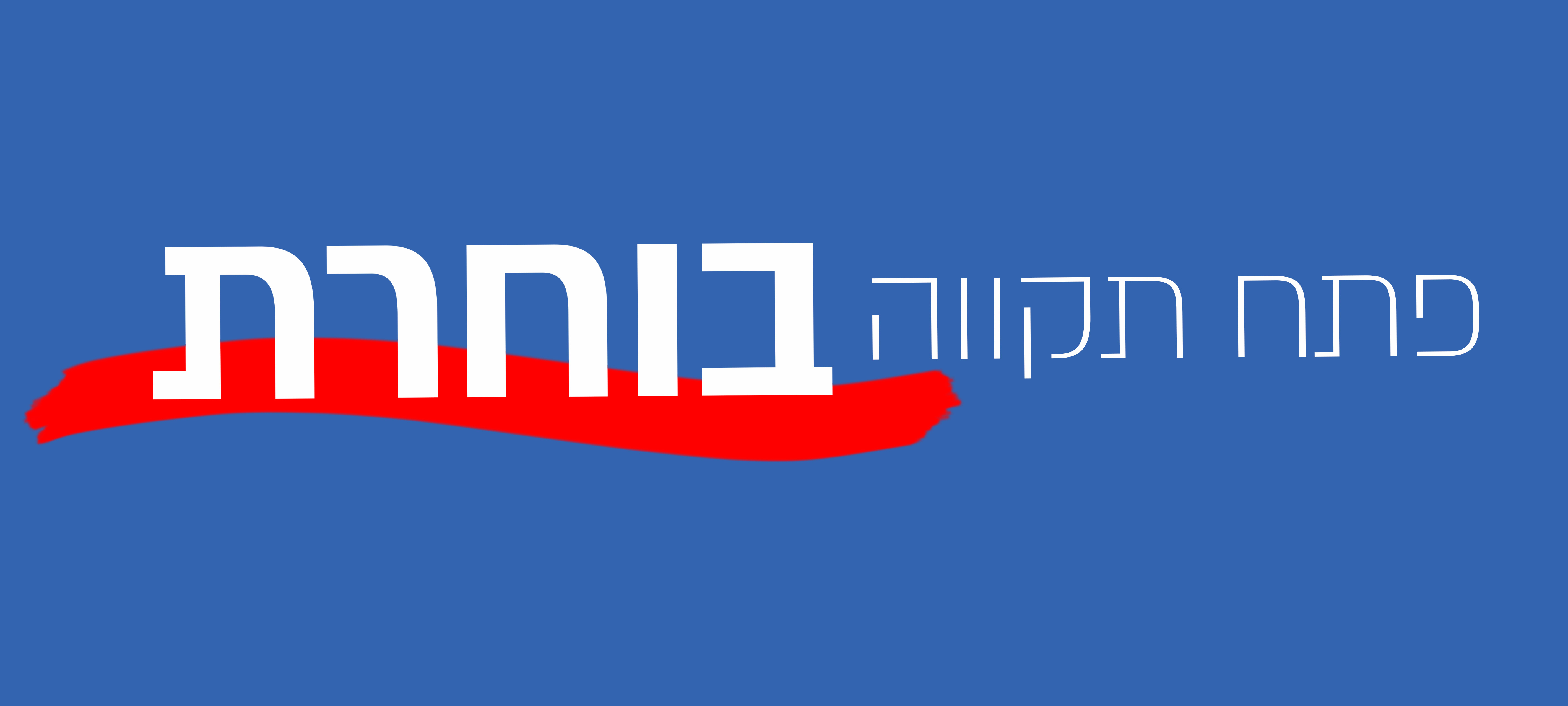 כרזה פ"ת בוחרת