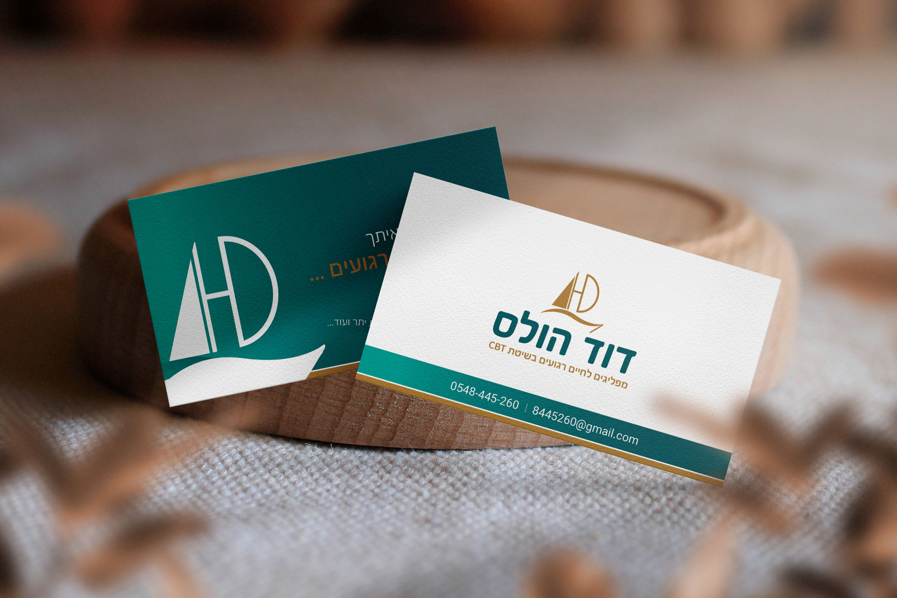 כרטיס ביקור דוד הולס מטפל  בשיטת CBT