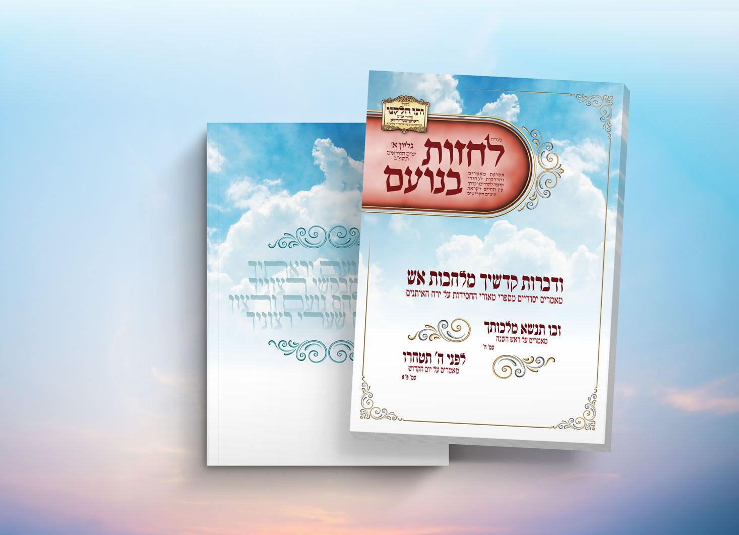 כריכה קדמית ואחורית