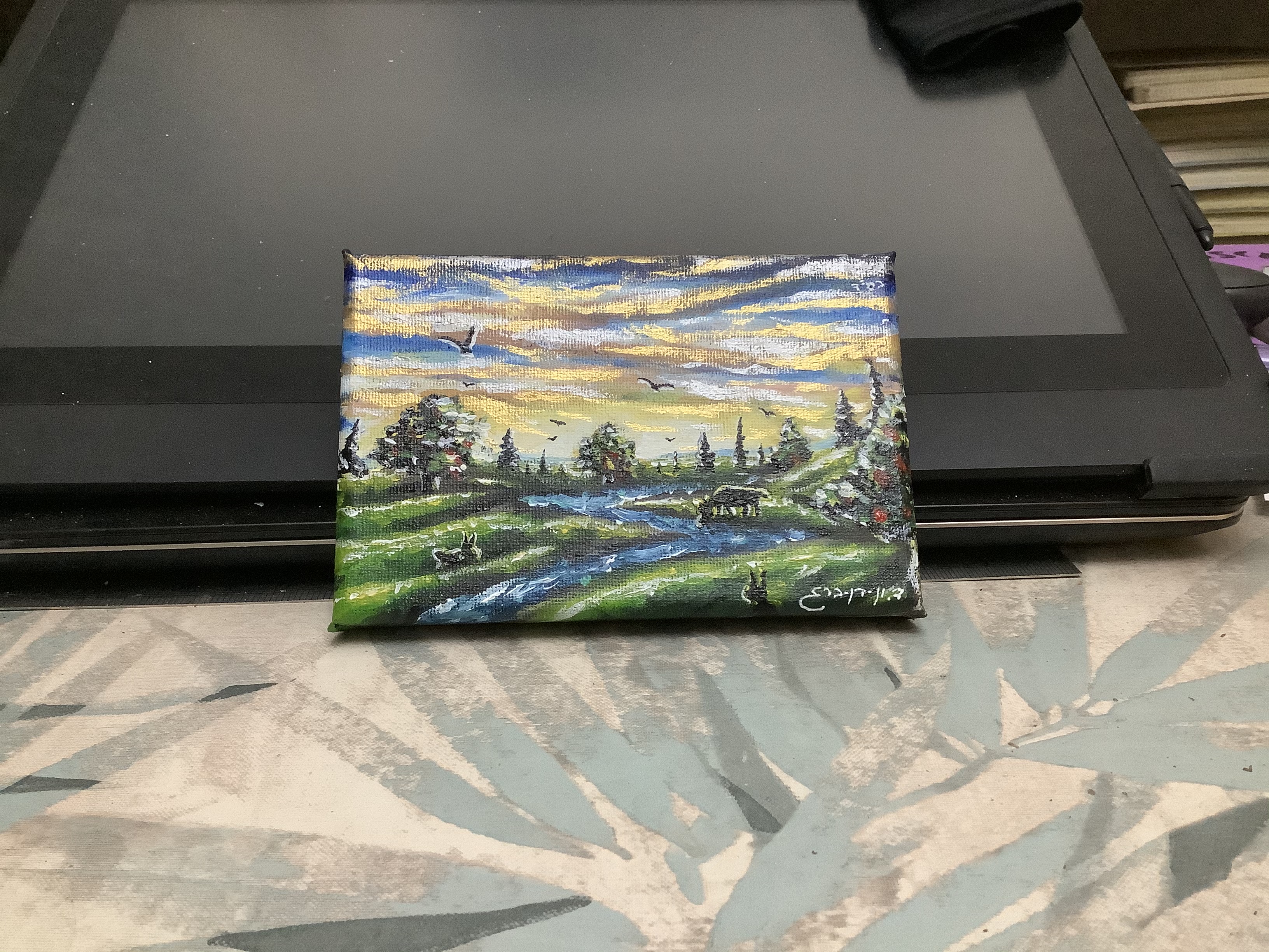 "כשהאופק מאיר, ושוררת דומיה באוויר.."