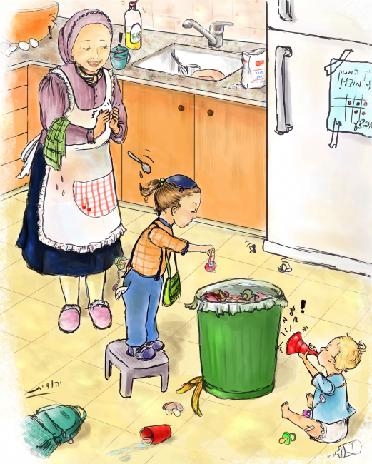 כשהילד החליט לזרוק את המוצץ...