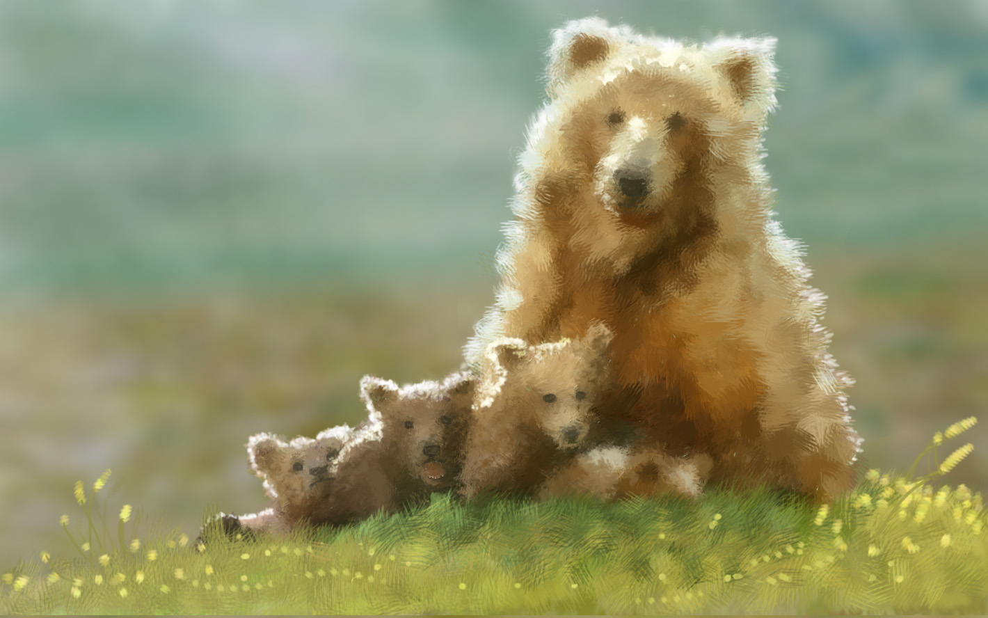 לאמי האחת והיחידה, אמא דובה