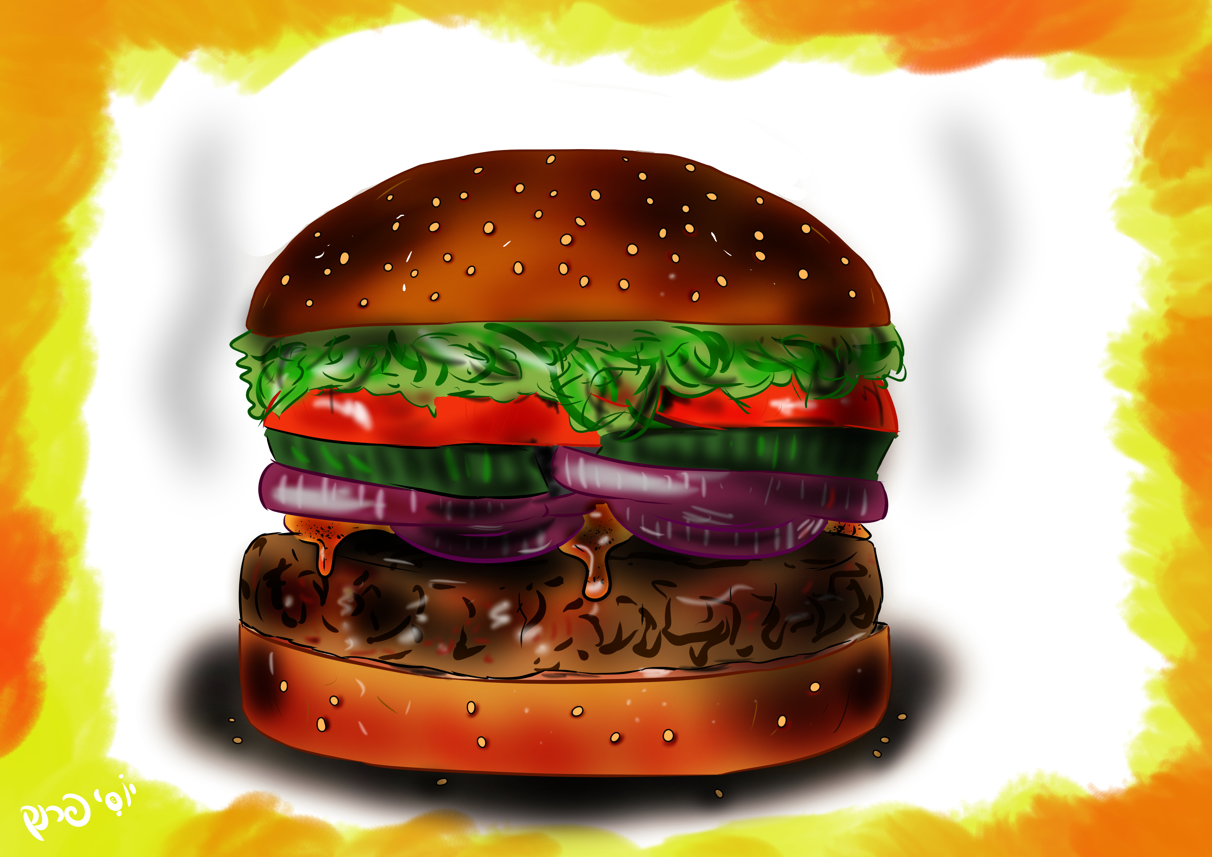 לא יודע מה אתכם, אותי ציורים כאלו עושים רעב...