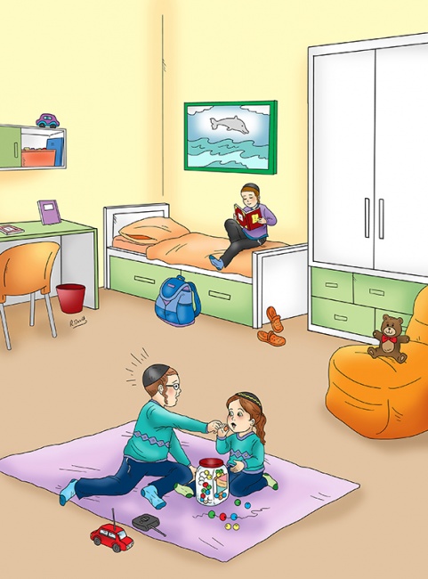 לא לשים דברים בפה