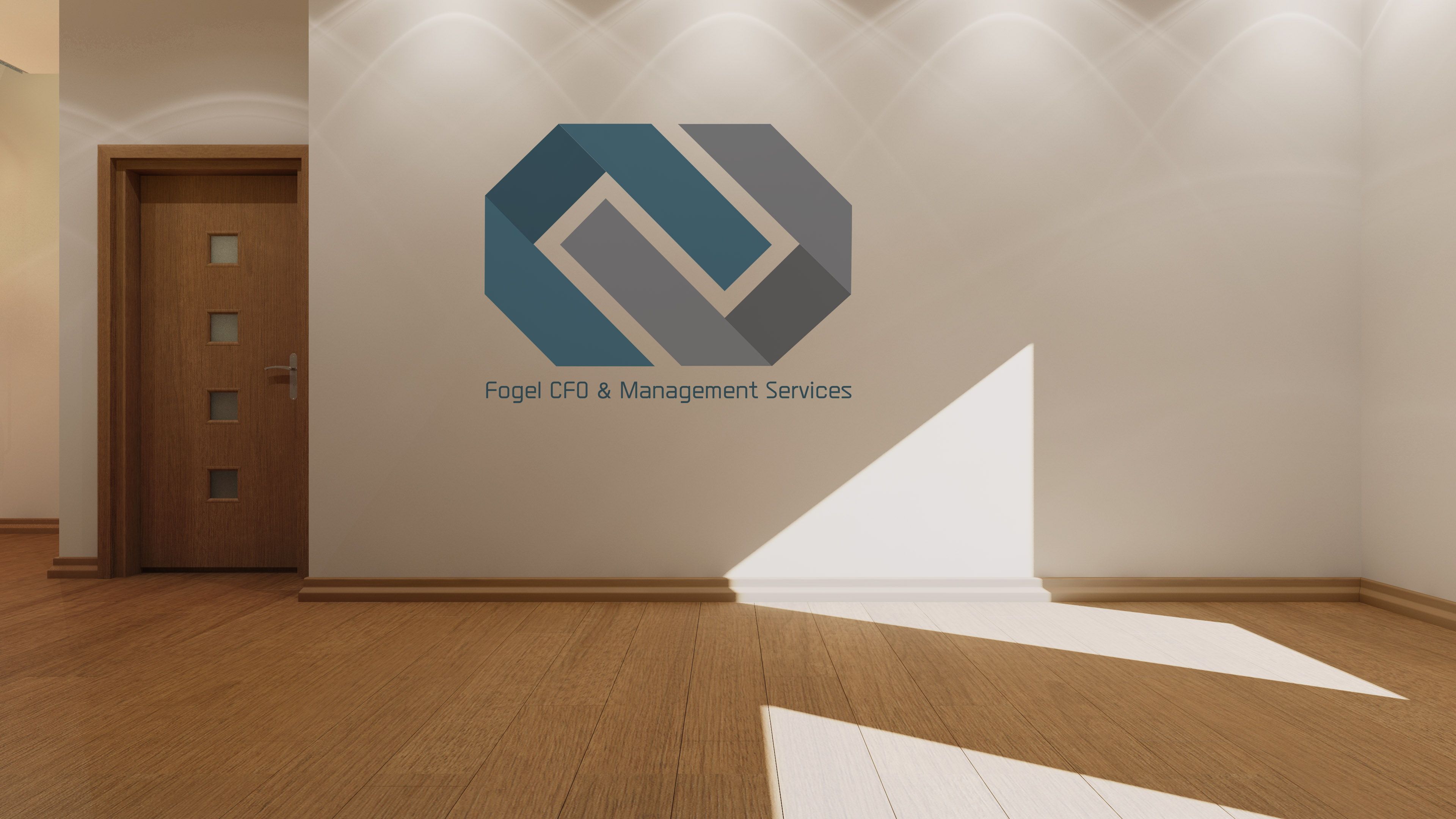 לוגו פוגל על קיר משרד.jpg