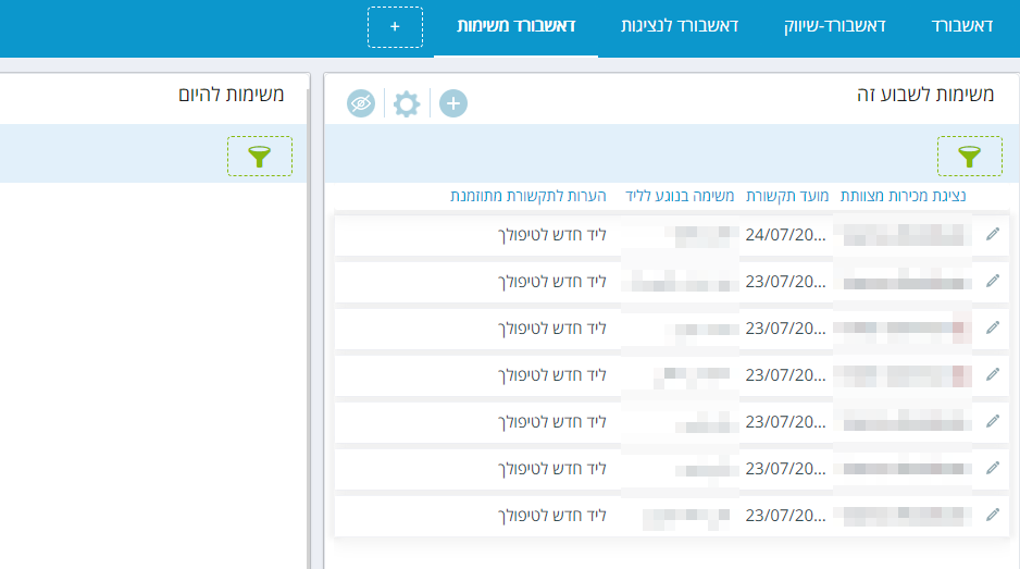 לוח המשימות