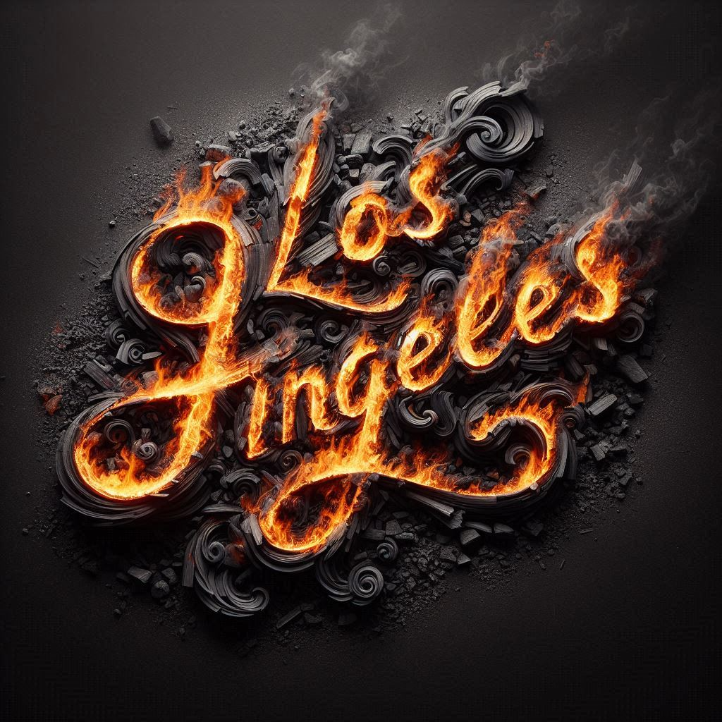 לוס אנג'לס "בוערת באש"