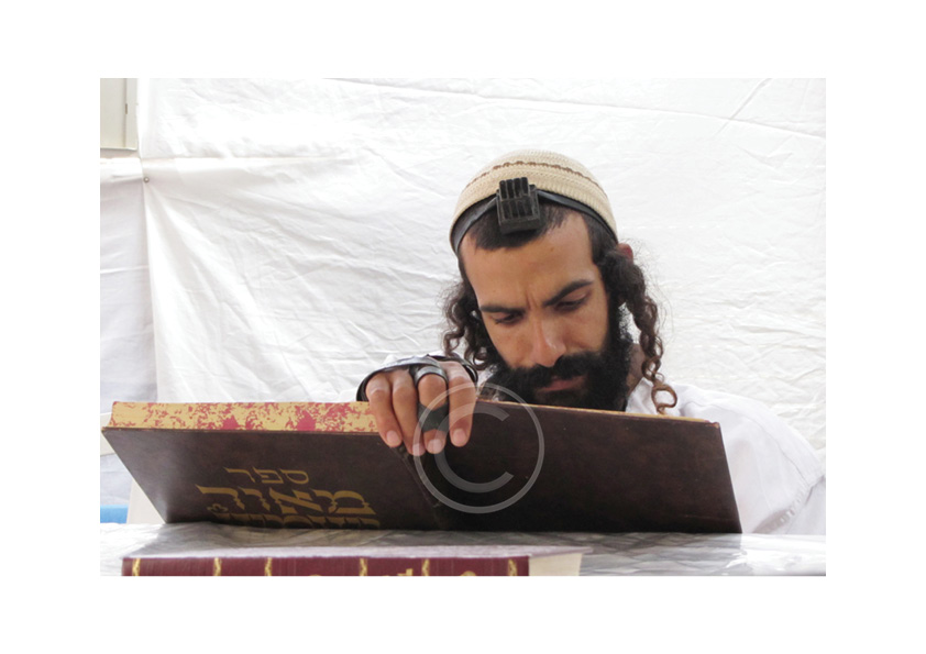 לימוד תורה בסוכות. חציו לה'...