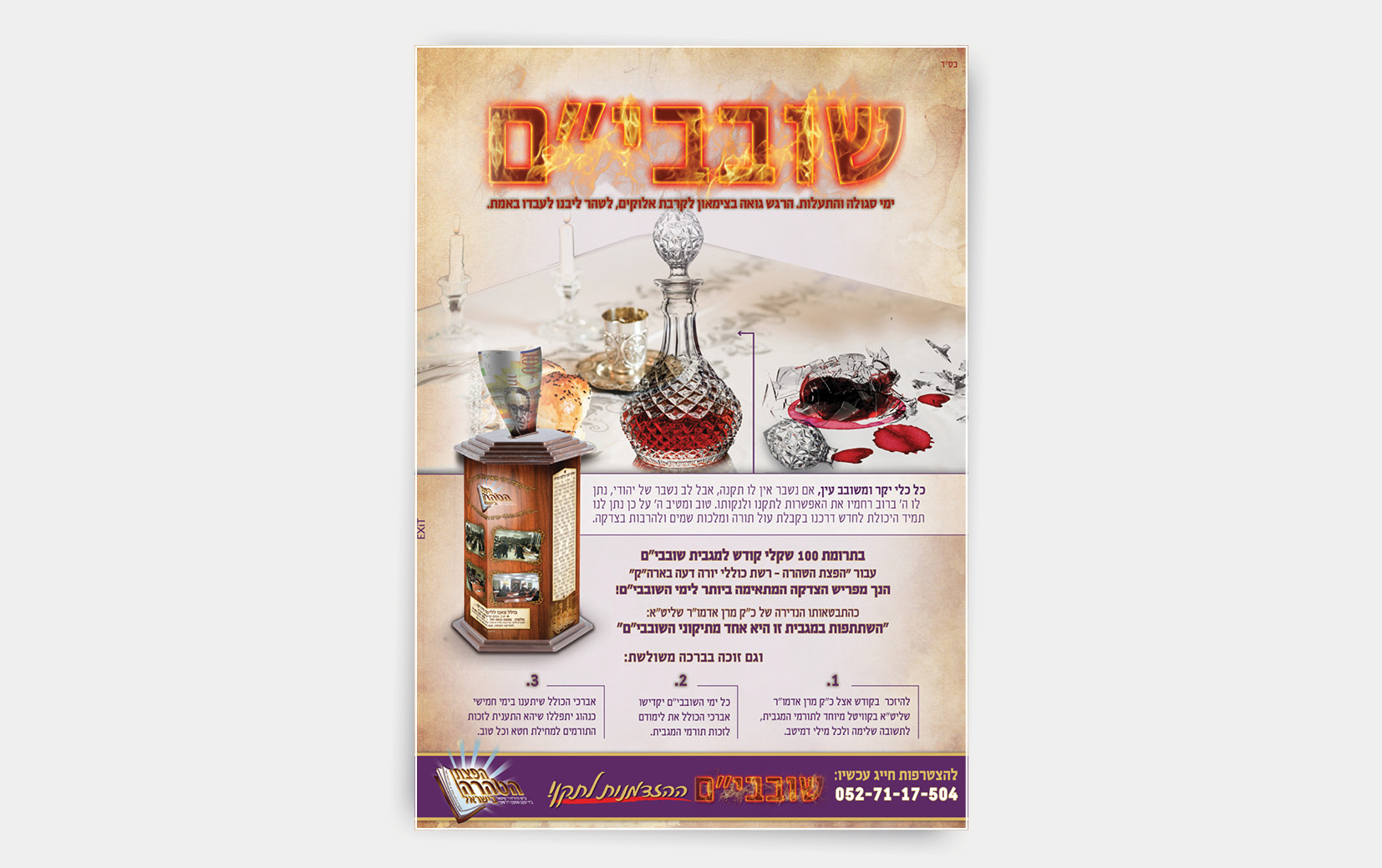 מגבית שובבים תשעח