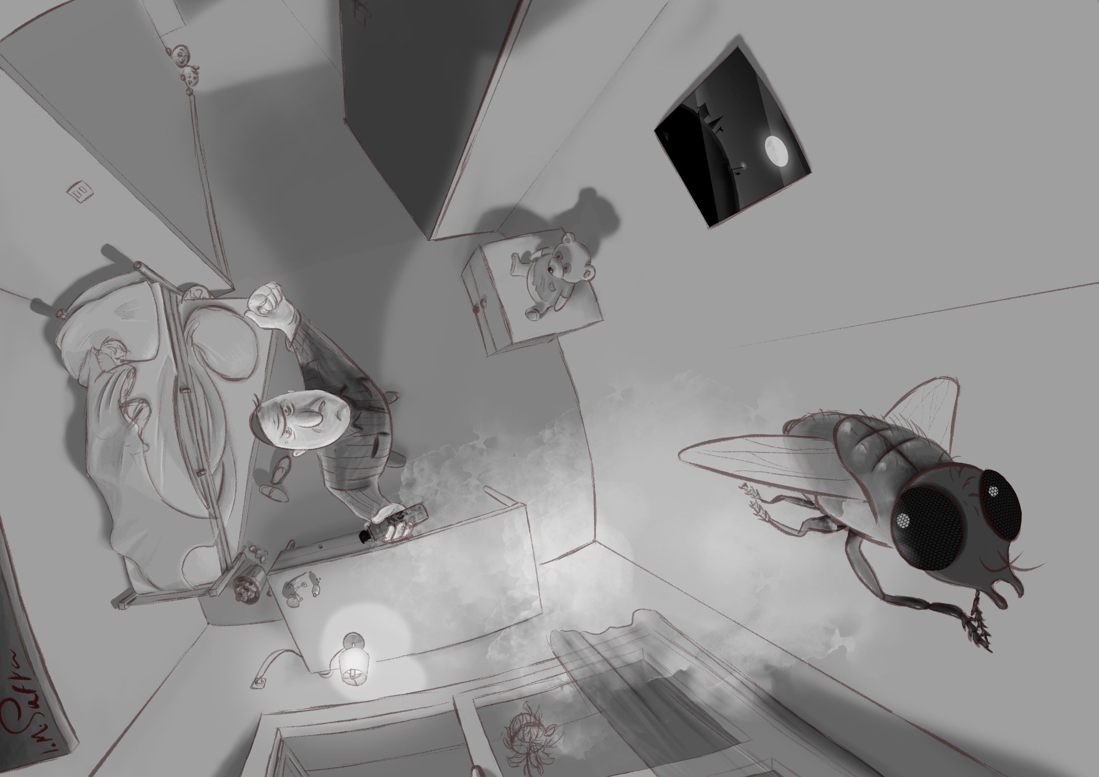 מה קורה כשהילדים מגלים זבוב בחדר - מתוך ספר הלכות צידה בשבת