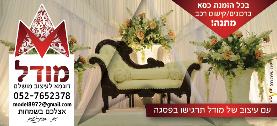 מודעה מודל עיצוב אירועים