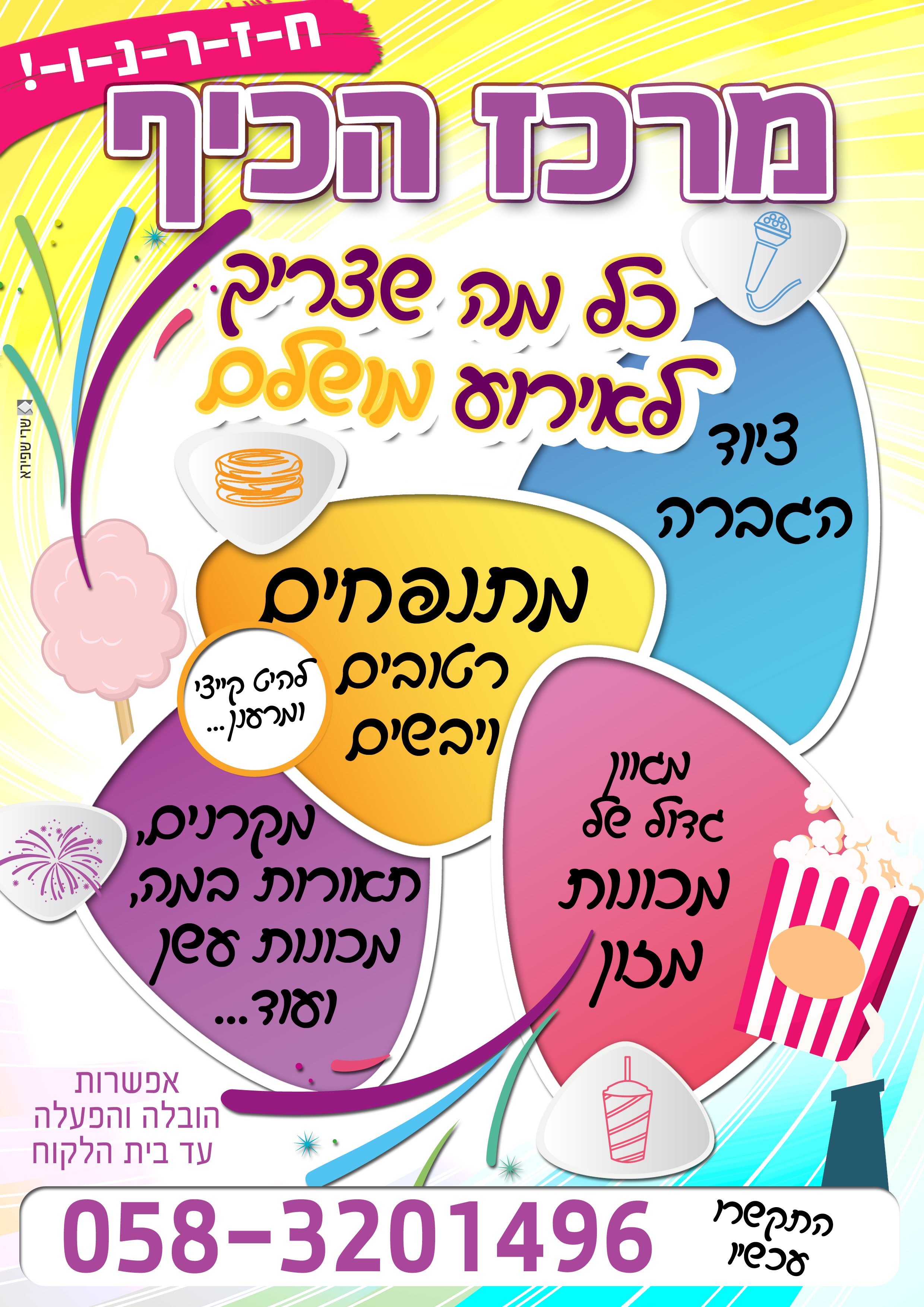 מודעת פירסום להפעלת אירועים