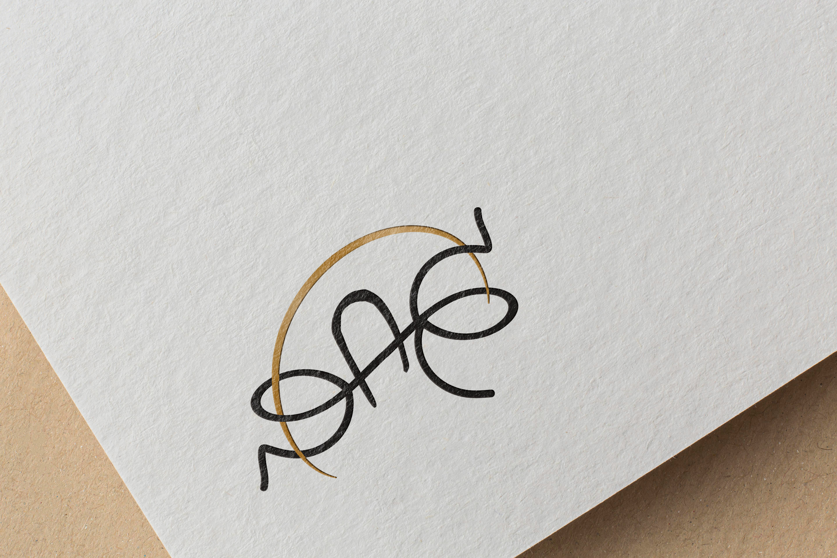 מונוגרם לחתונה. אותיות ש.ב.א.ל.ג.ח.