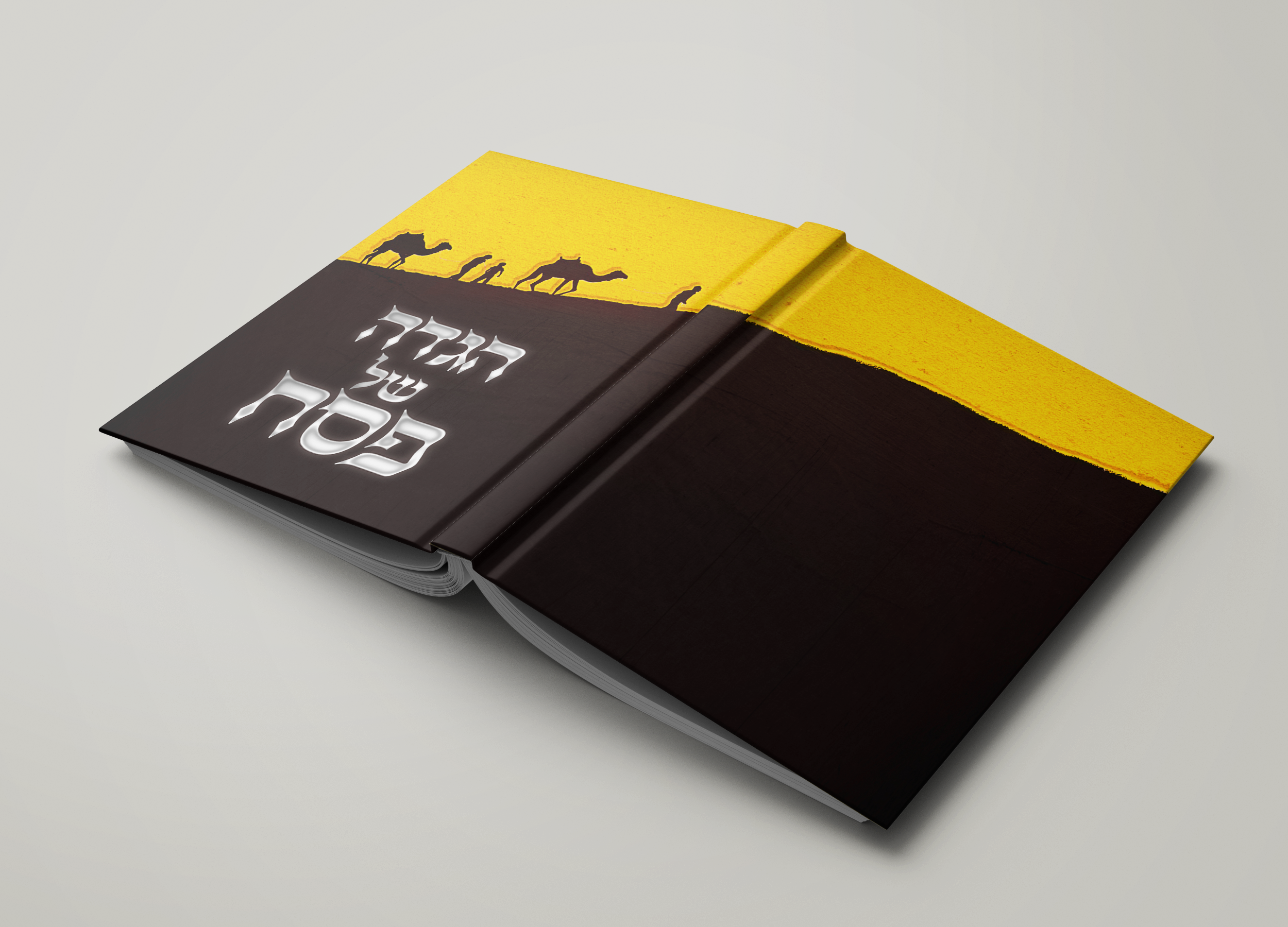 מוקאפ הגדה של פסח כריכה