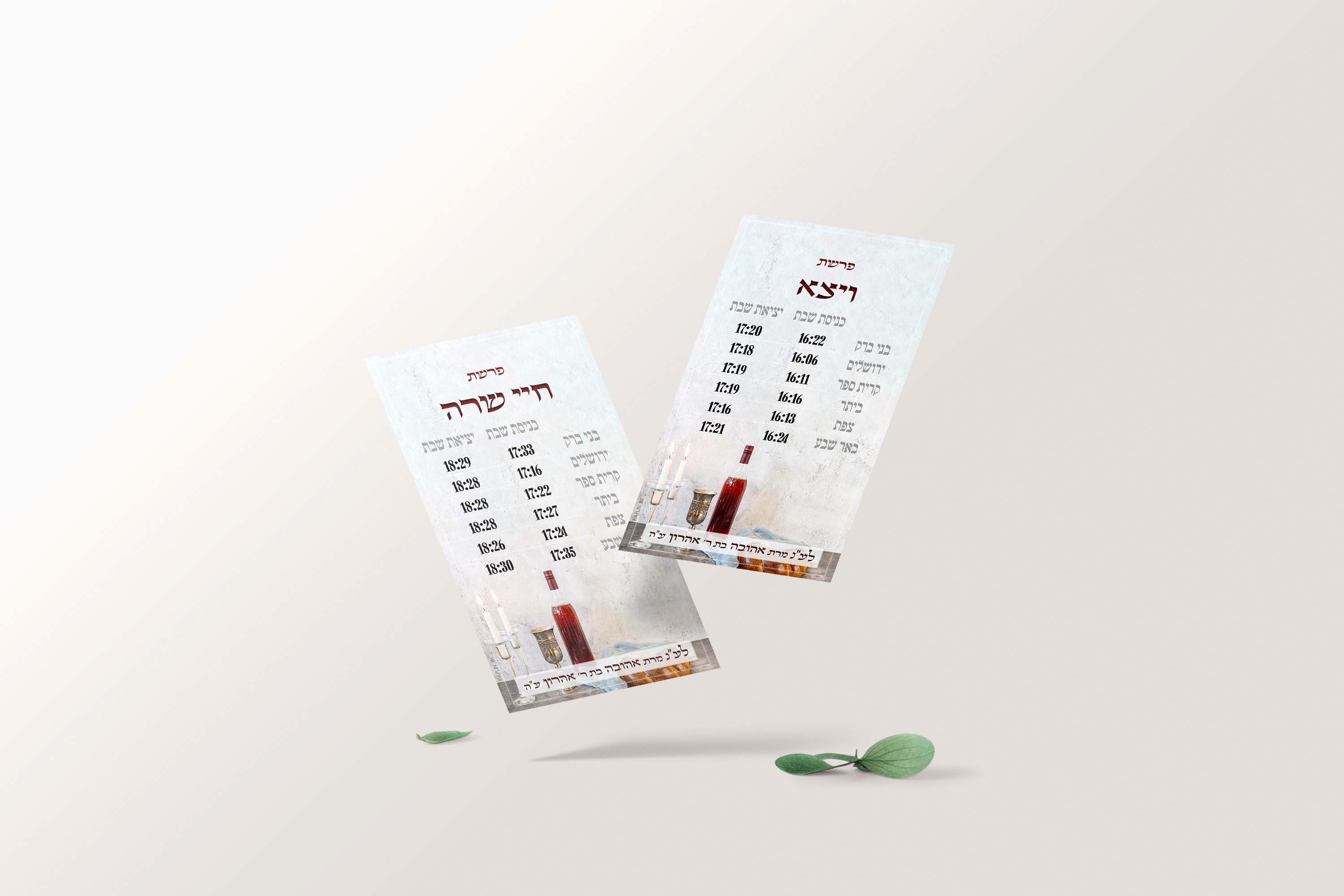 מוקאפ זמני שבת