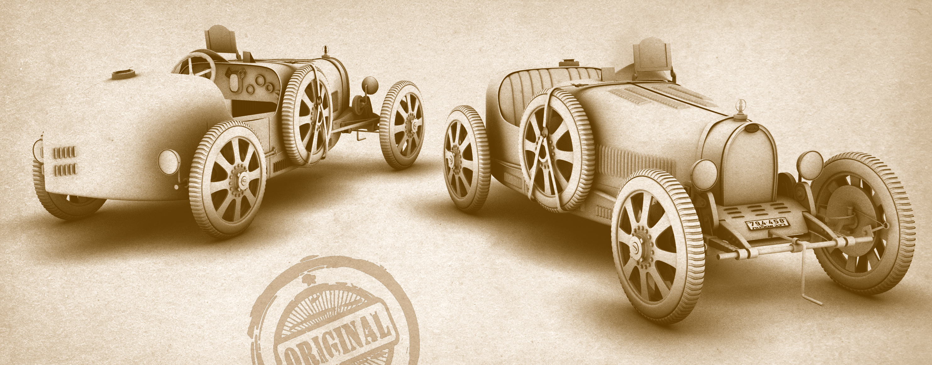 מידול רכב בוגטי 2