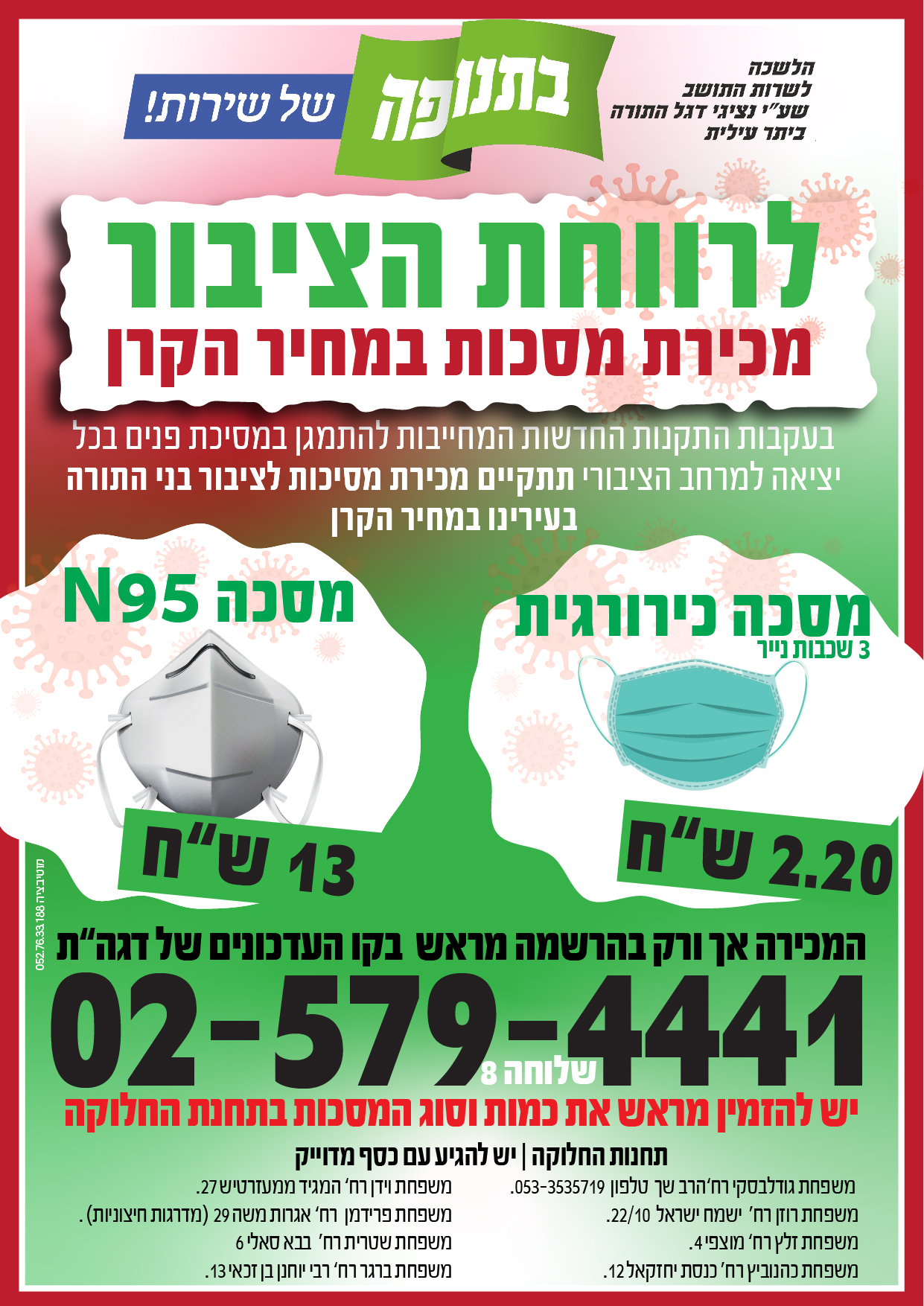 מכירת מסיכות במחיר הקרן דודי זלץ-01.jpg