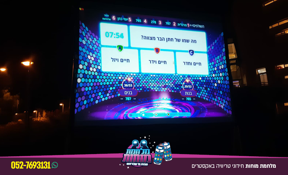 מלחמת מוחות · חידוני טריוויה בניר עציון