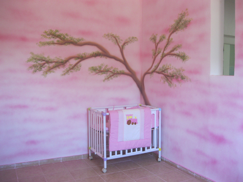 מעון .
חדר תינוקות.