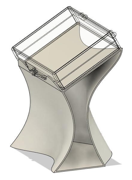 מעמד דקורטיבי לקופסה