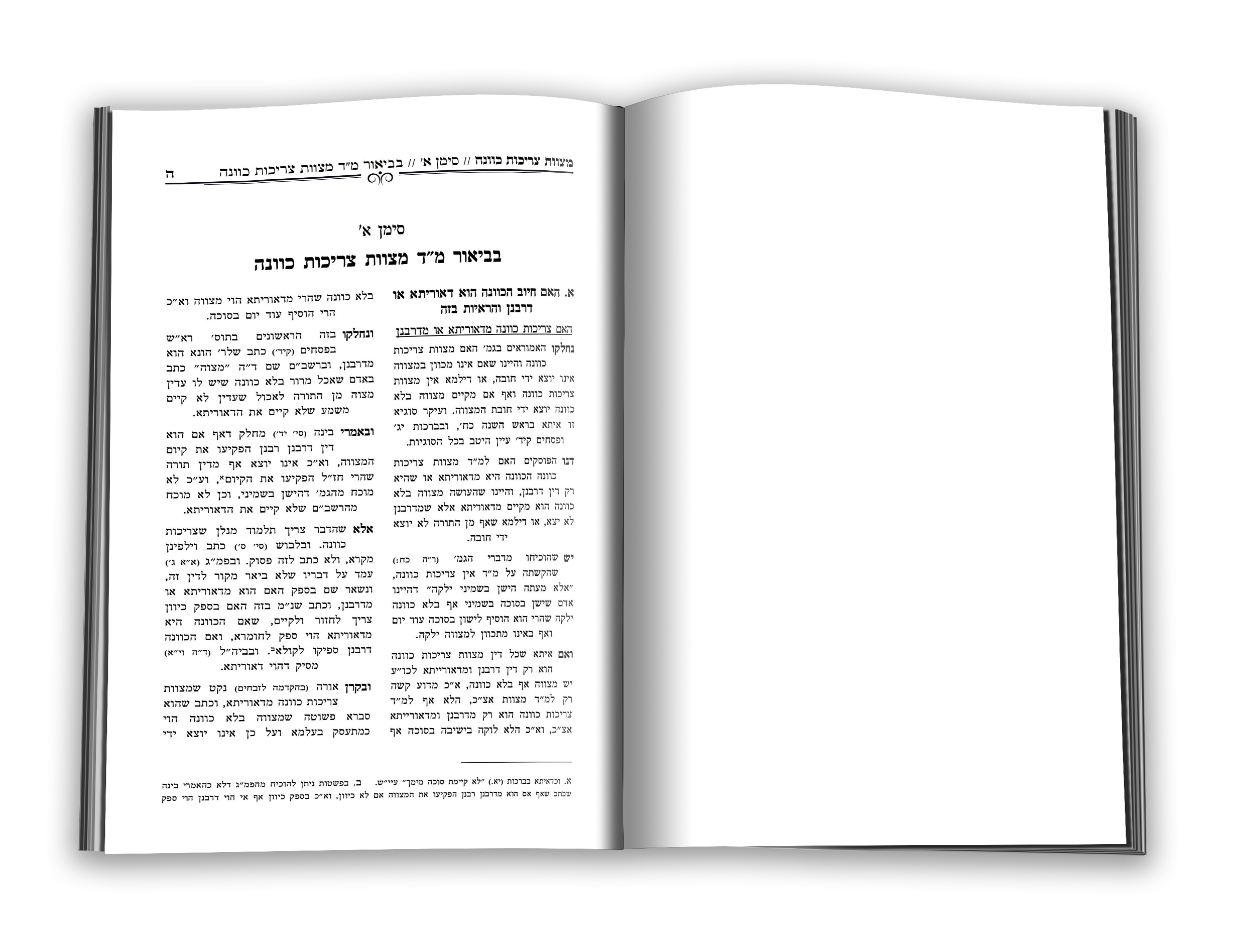 מצוות צריכות כוונה Spread 4