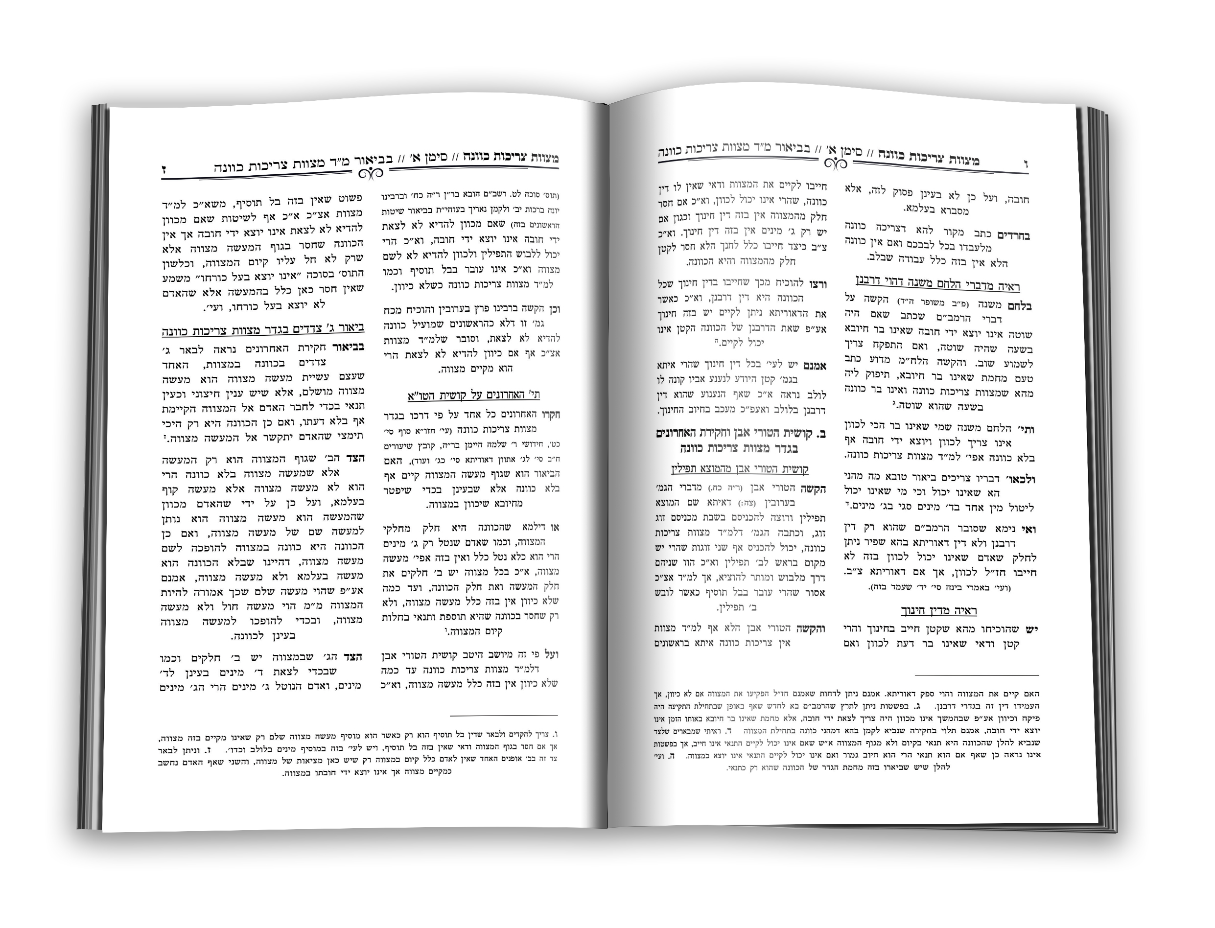 מצוות צריכות כוונה Spread 5