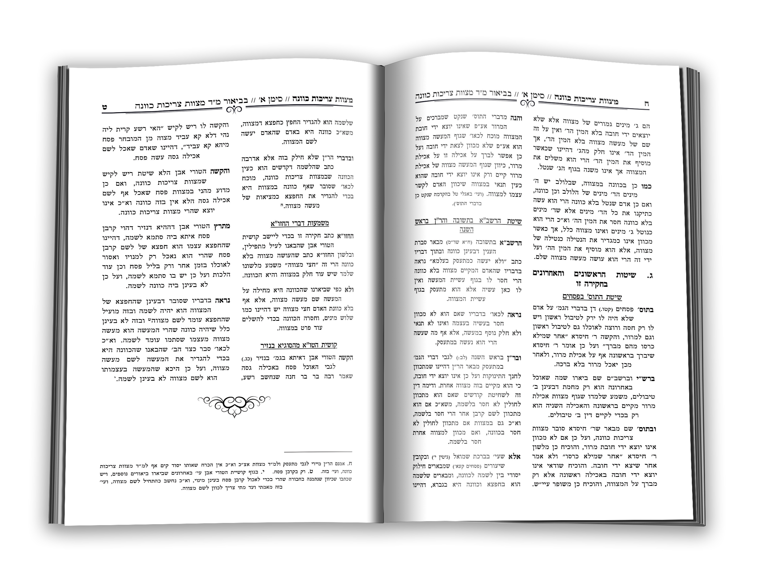 מצוות צריכות כוונה Spread 6