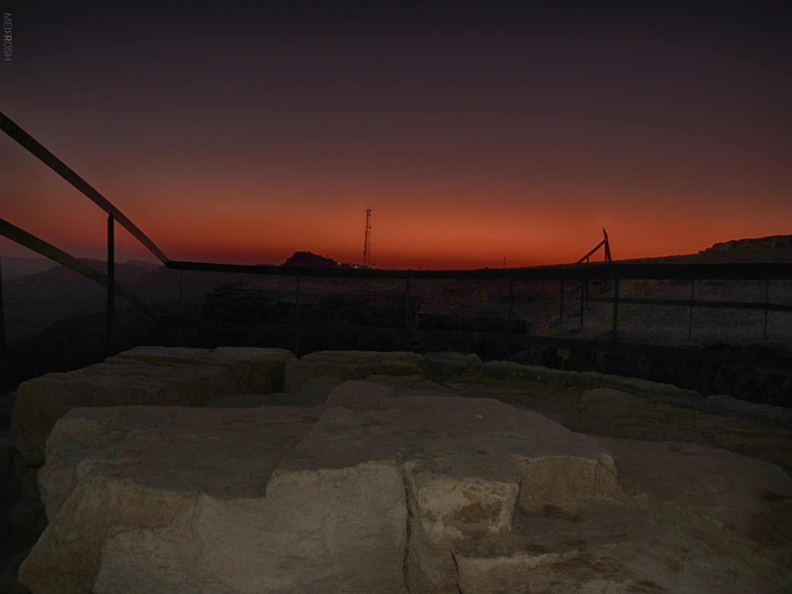 מצפה רמון בשקיעה ובלילה (7)