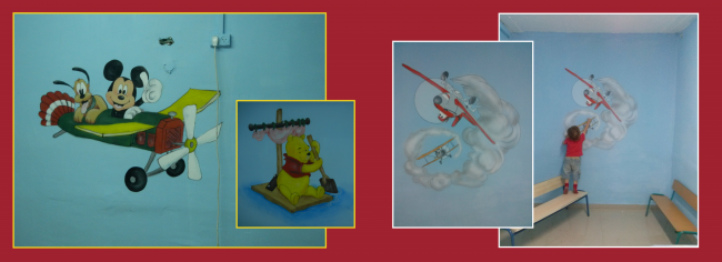 מקלט מצויר באשקלון
ציור קיר מקלט
ציור קיר במקלט