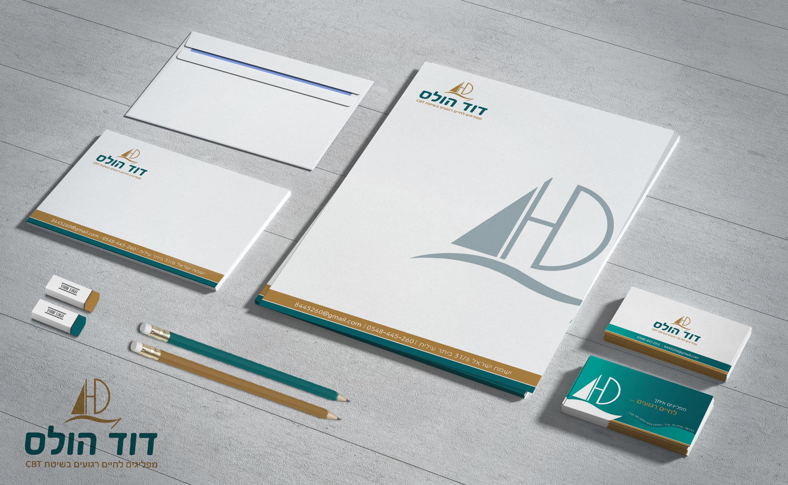 ניירת דוד הולס מטפל  בשיטת CBT