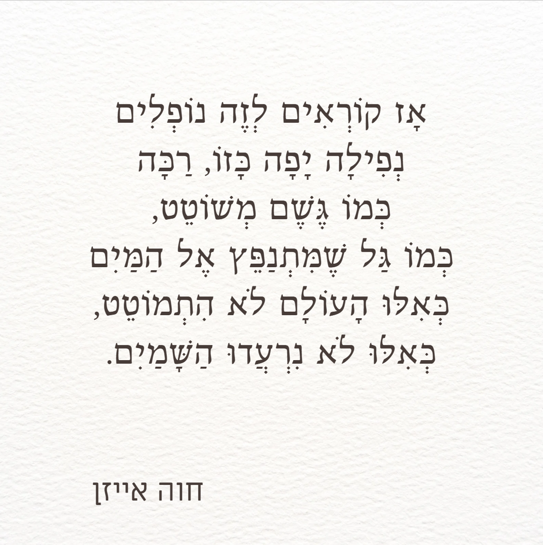 נפילה כואבת