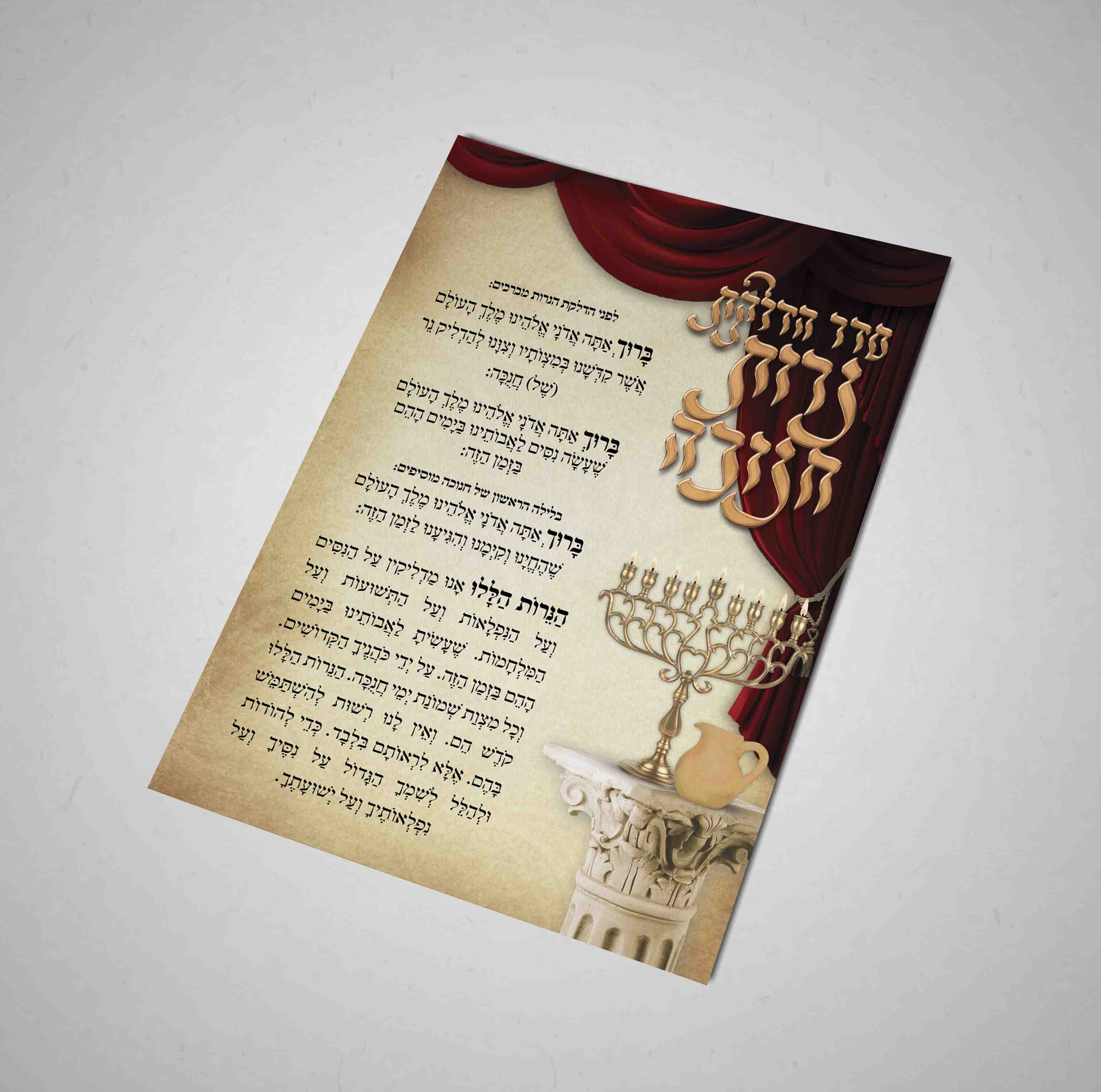 סדר הדלקת נרות חנוכה