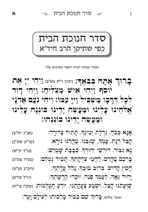 סדר חנוכת הבית

הוגש כפרוייקט גמר בקורס עימוד של פרוג