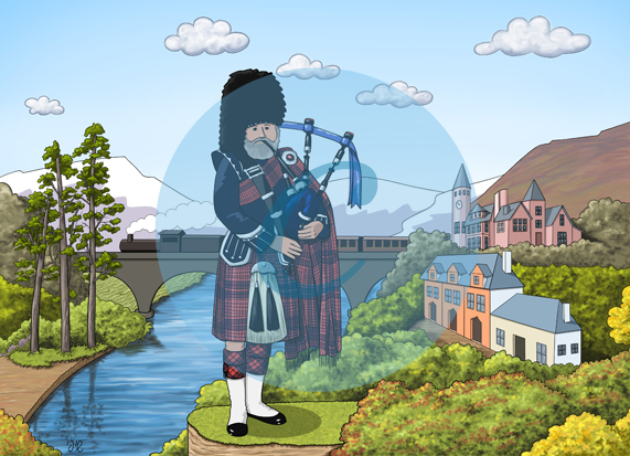 סקוטלנד דוגמא