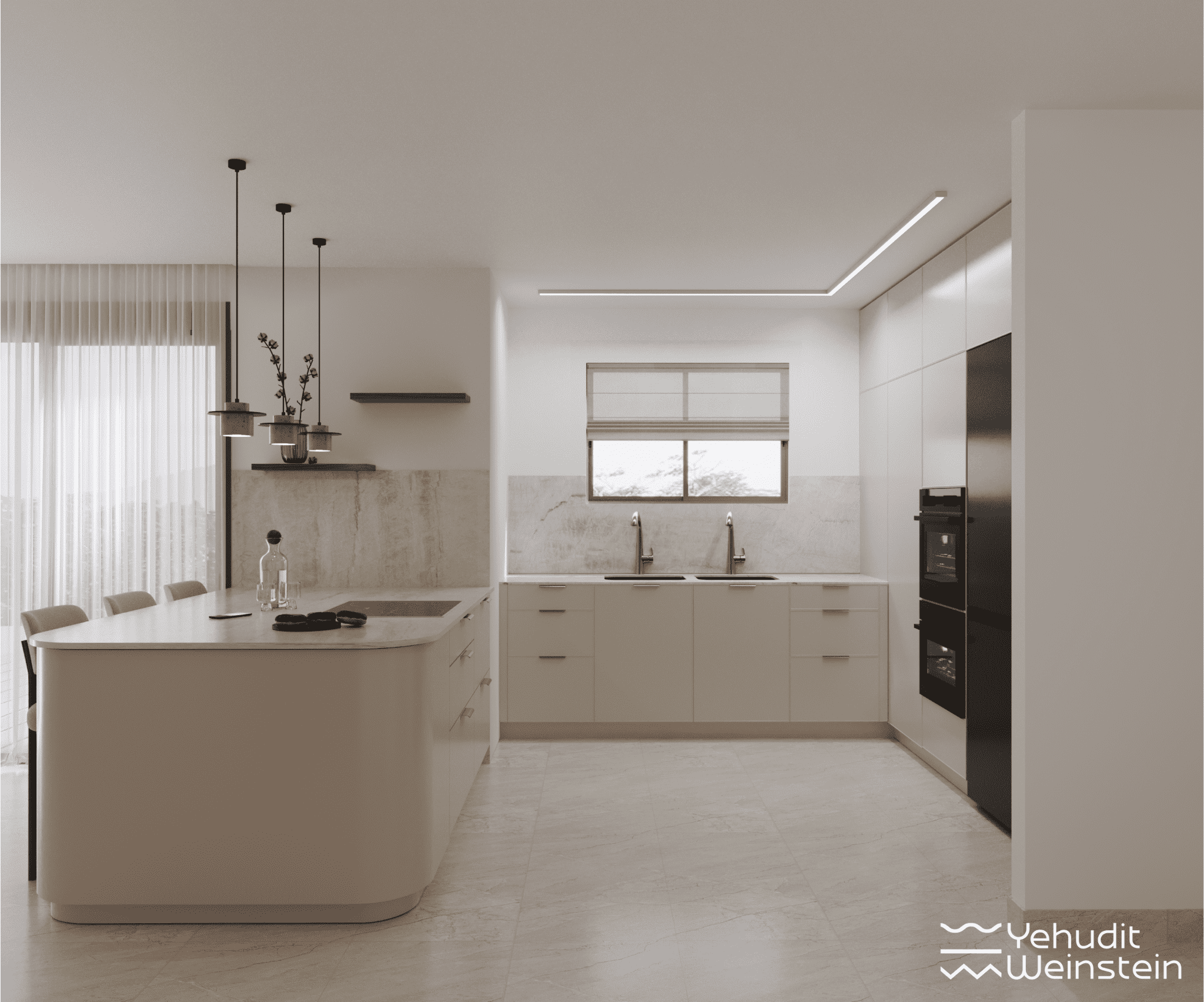 עוד מטבח מושלם שיצא לדרך בסגנון מודרני חם :)