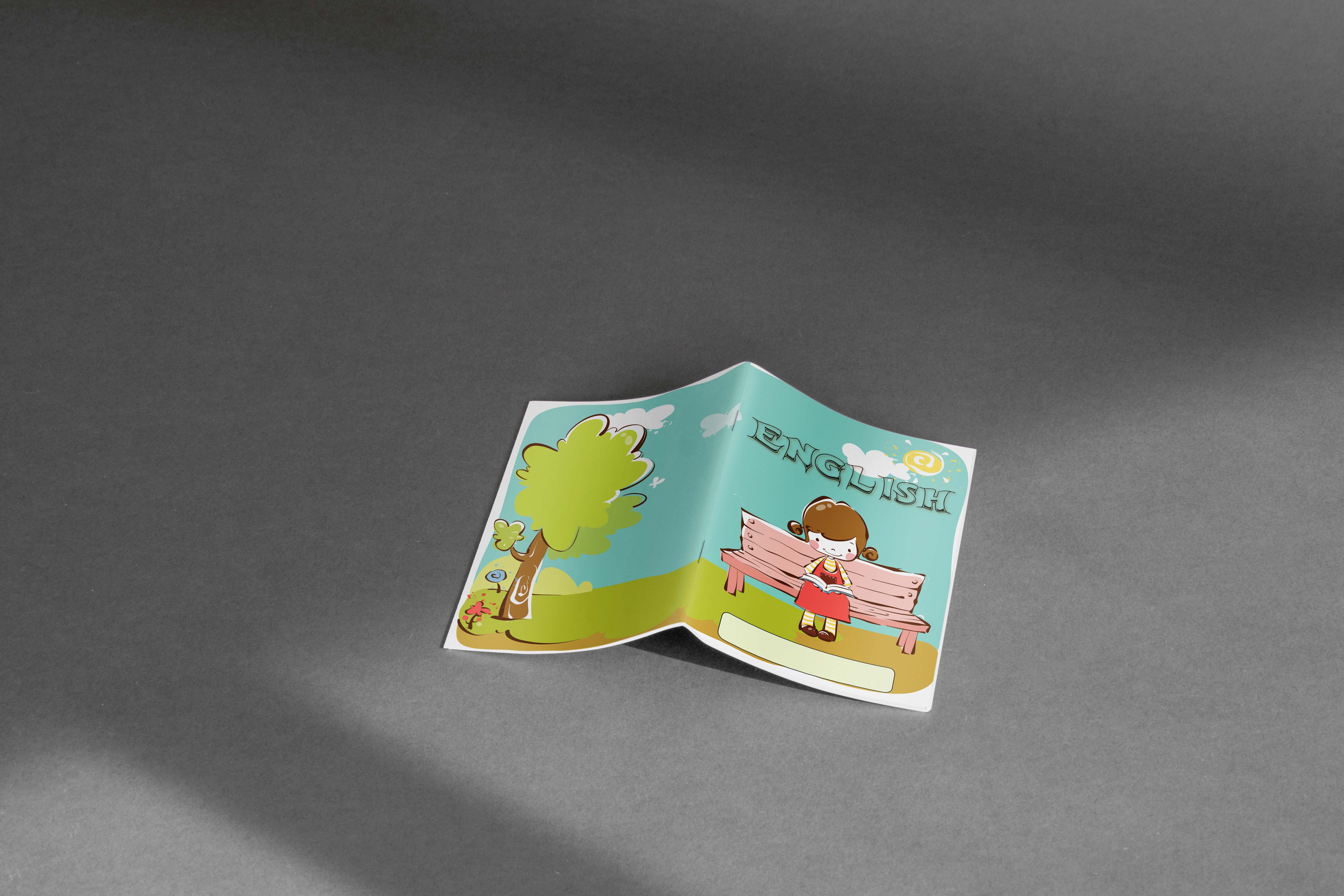 עטיפה למחברת אנגלית