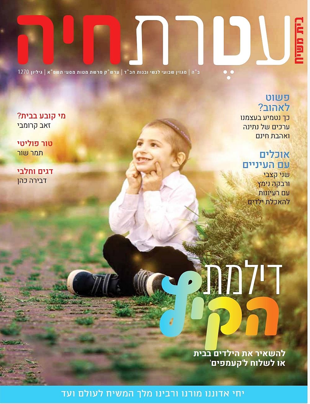 עטרת חיה | שער חסידי | לוצקי דבורה צלמת | דילמת הקיץ