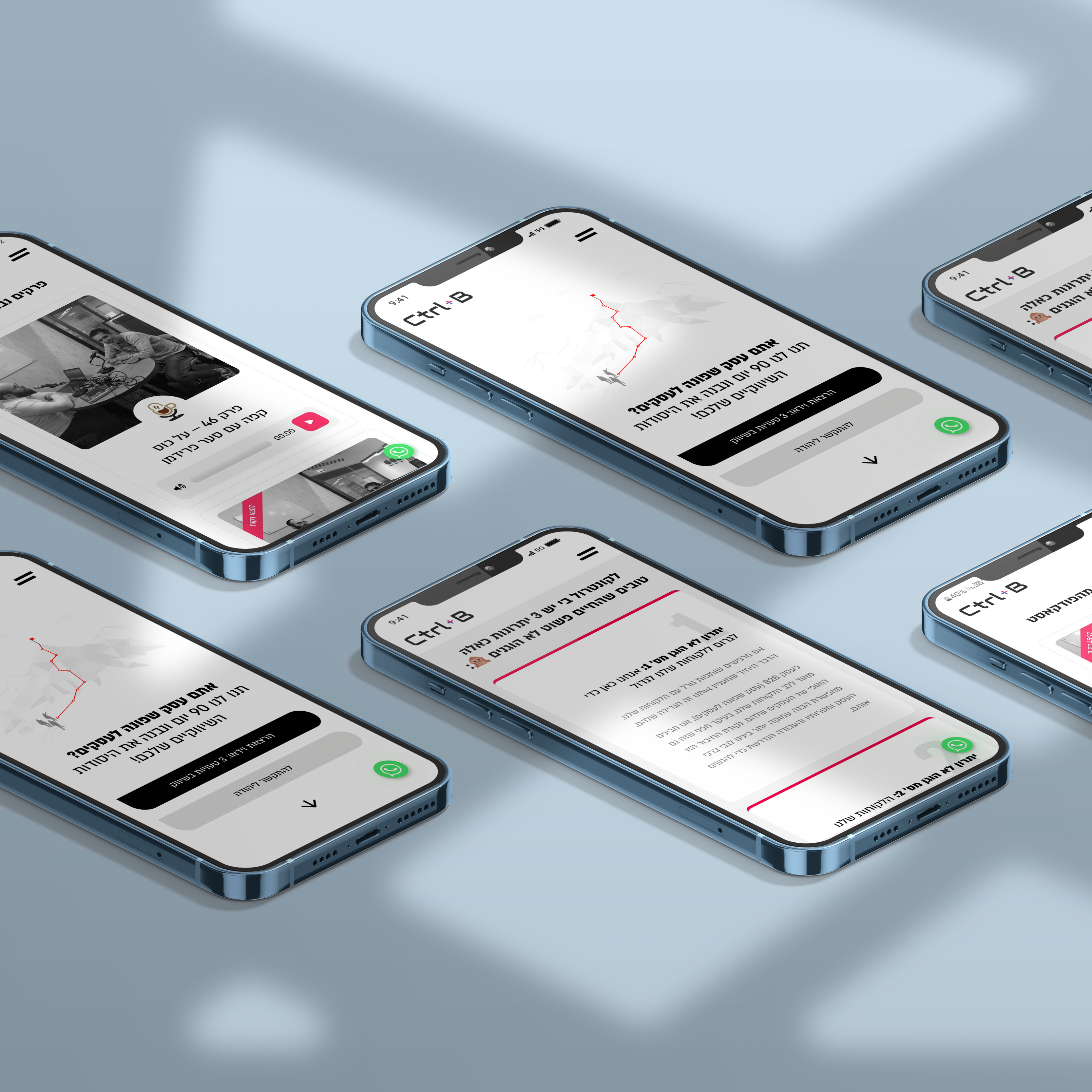 עיצוב אתר תדמית רספונסיבי ctrl+b