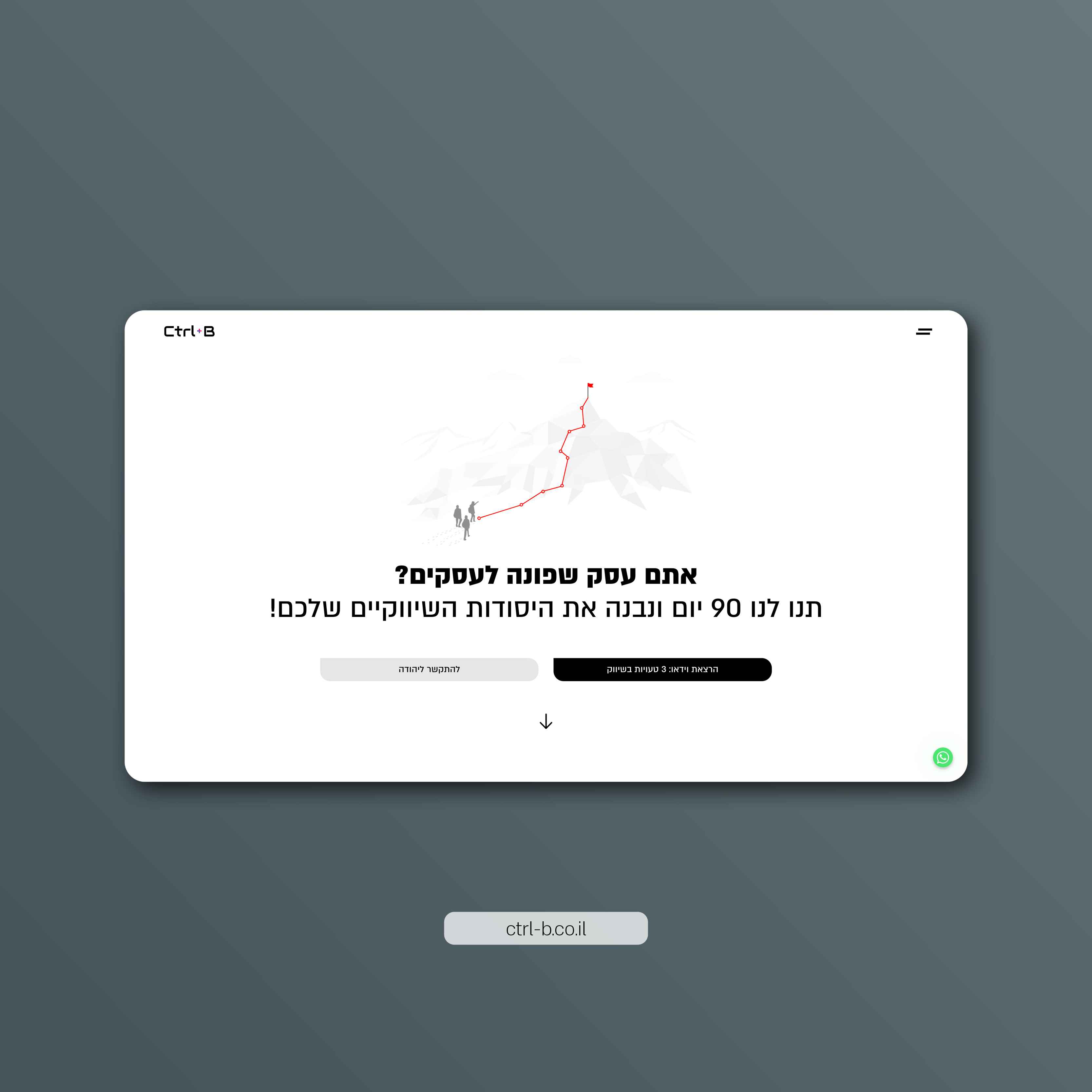 עיצוב אתר תדמית ctrl+b