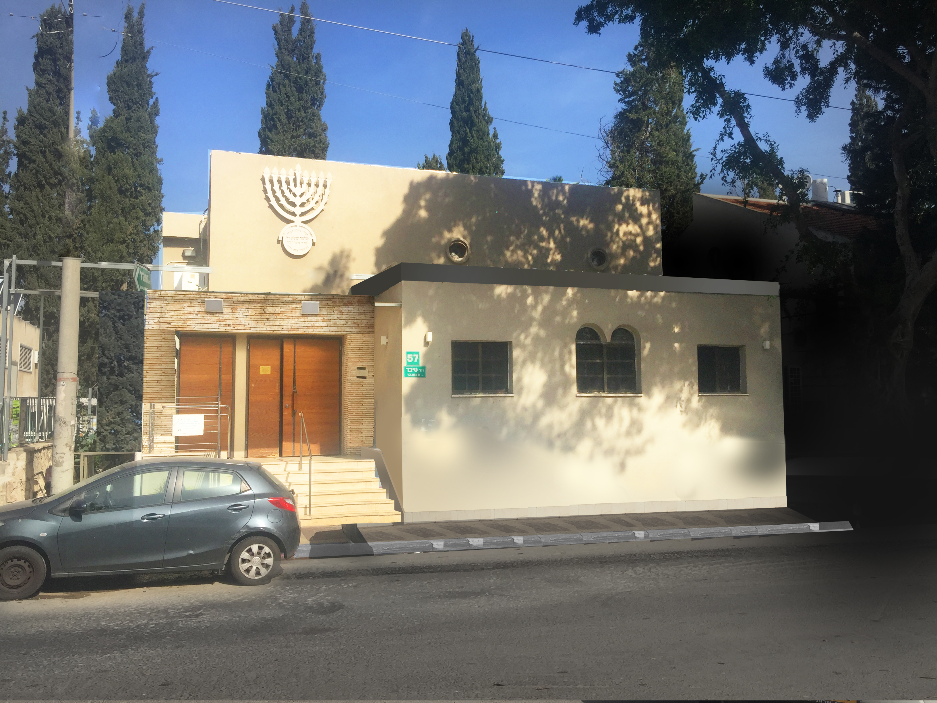 עיצוב בית כנסת בית - א-ל גבעתיים